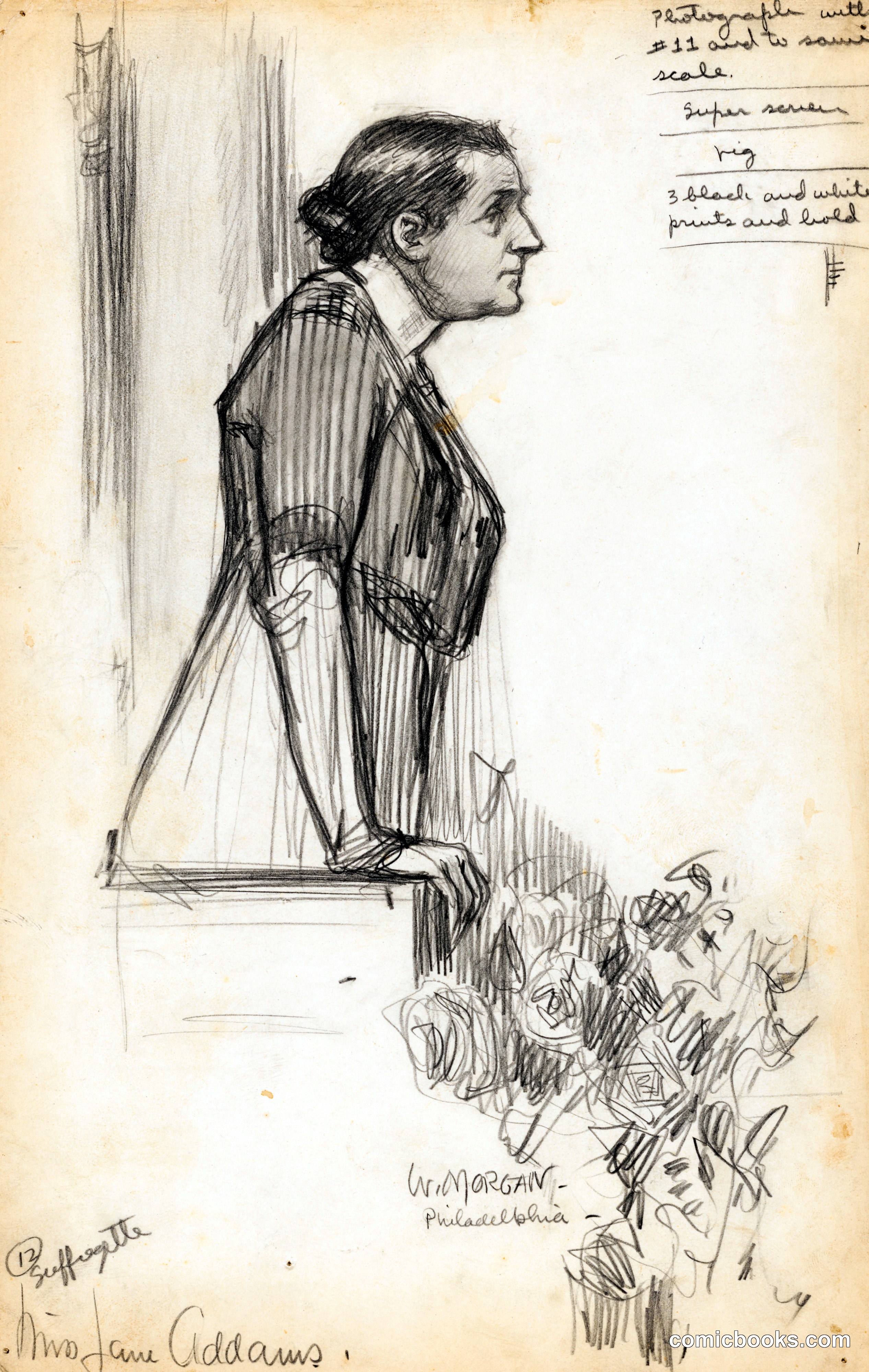 Wallace Morgan, Jane Addams Study
