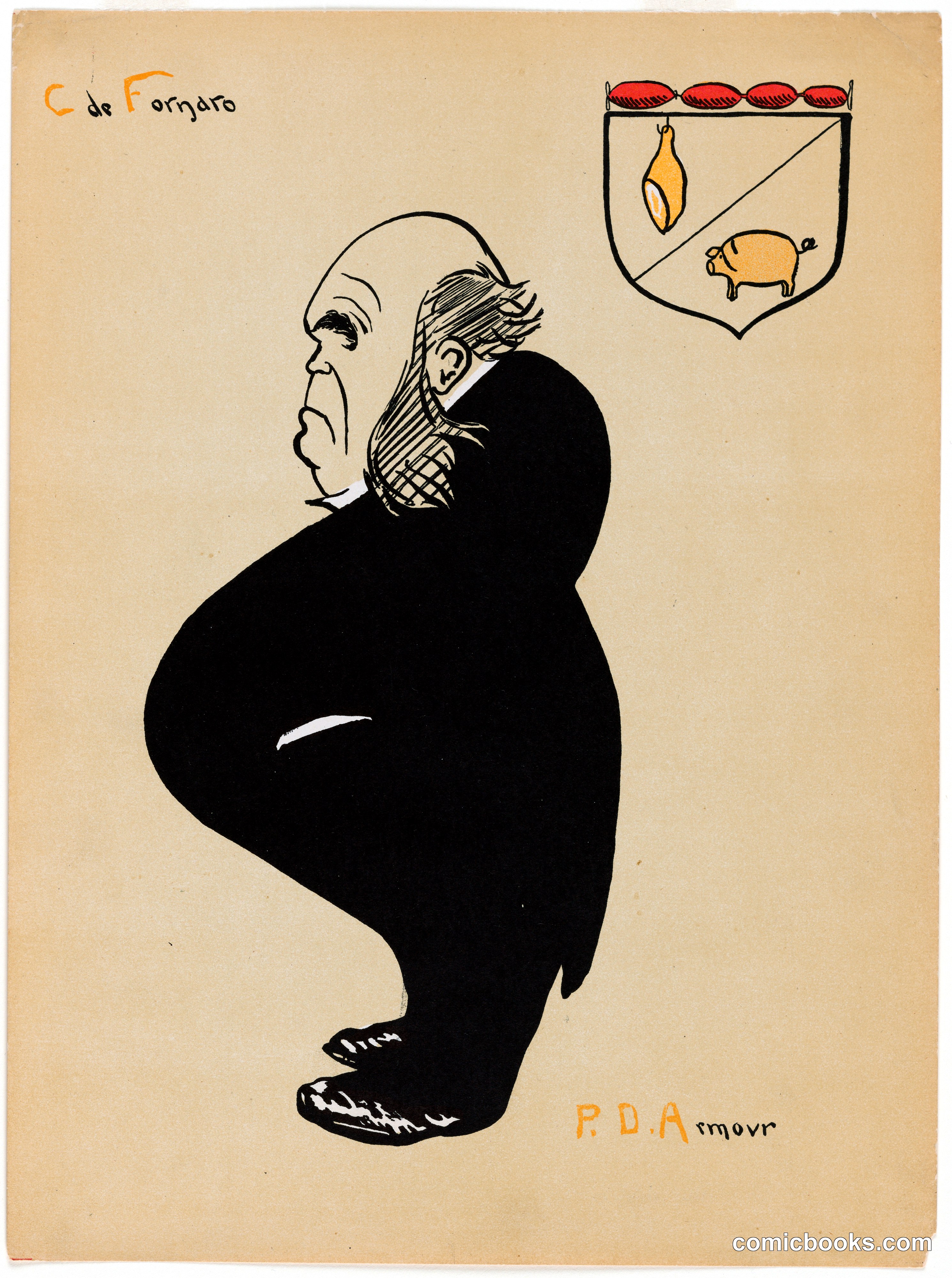C. de Fornaro's Caricature of Philip Armour