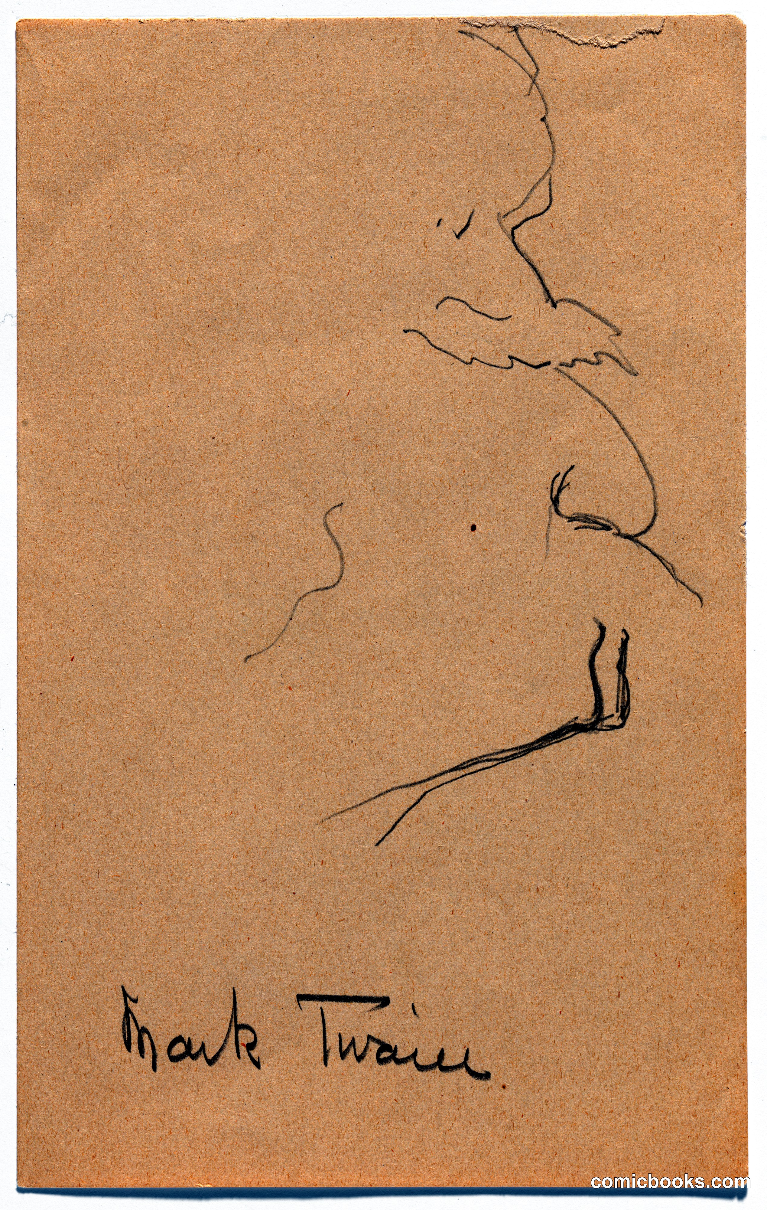 Mark Twain Portrait Study