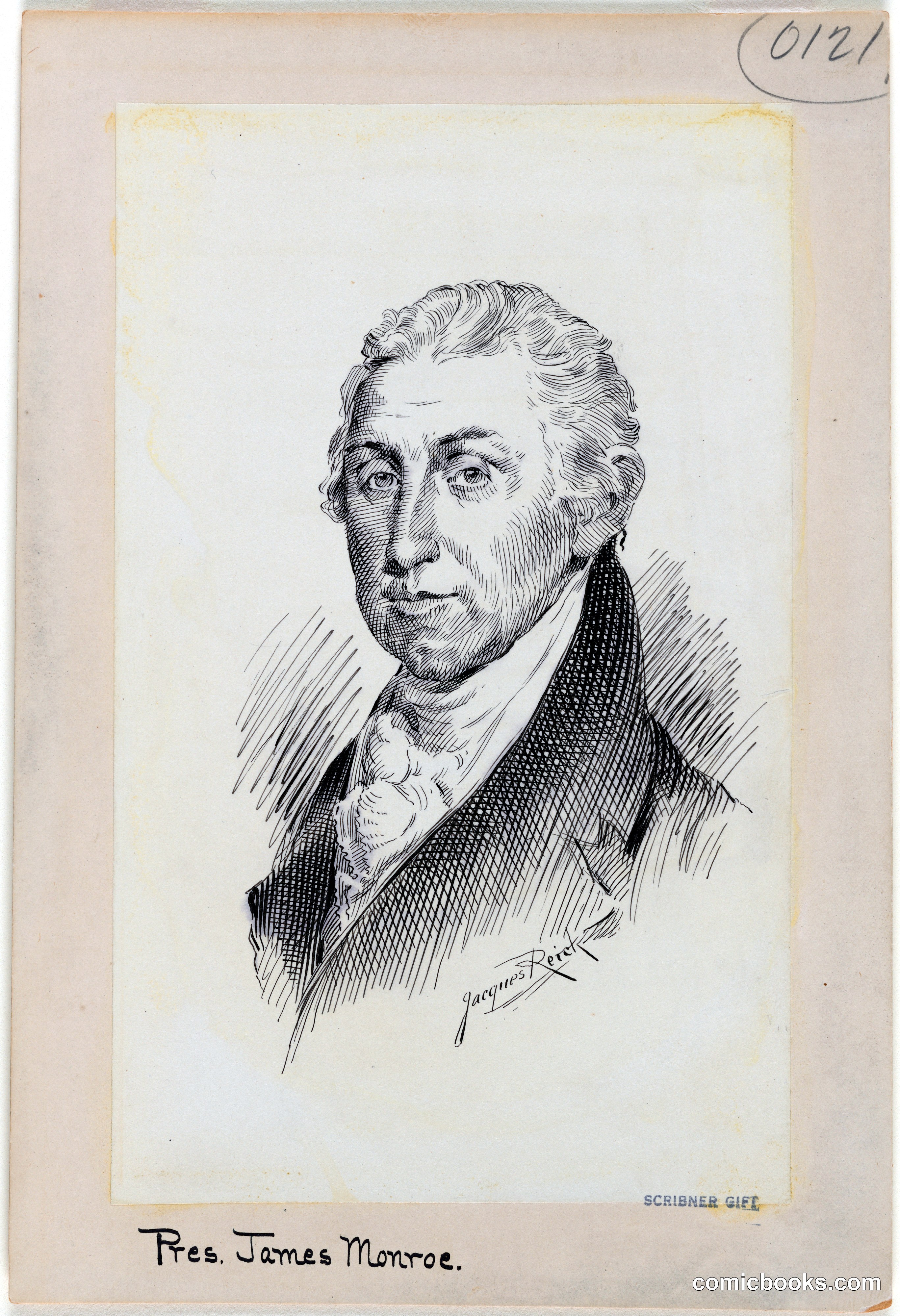 Portrait of President James Monroe