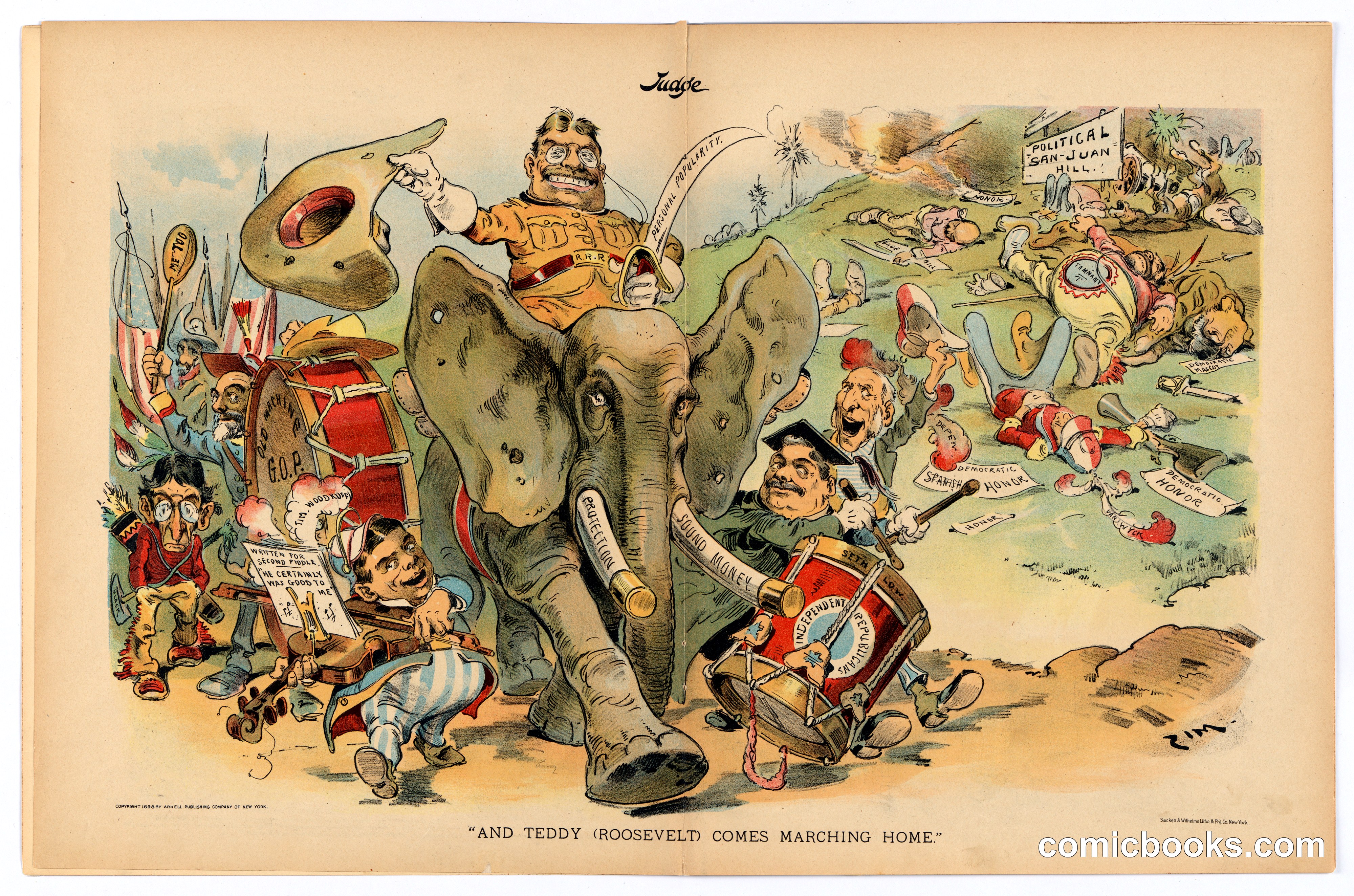 And Teddy (Roosevelt) Comes Marching Home