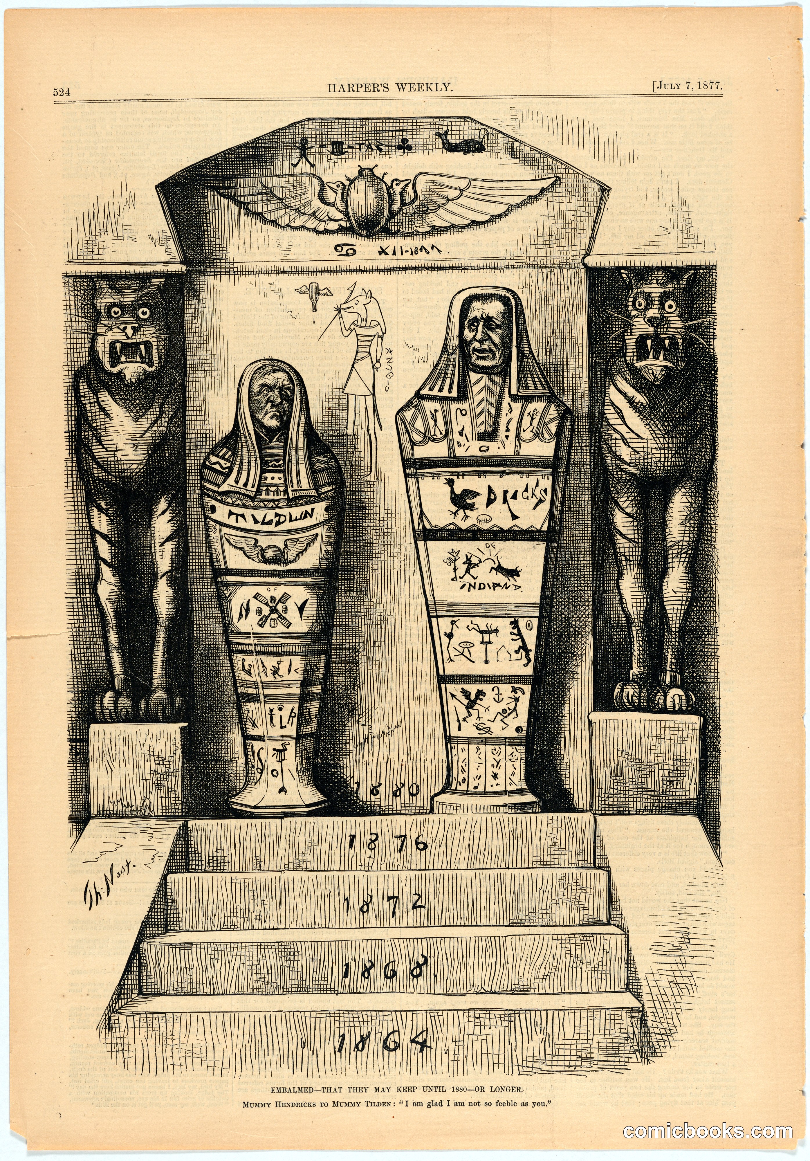 Embalmed—That They May Keep Until 1880—Or Longer