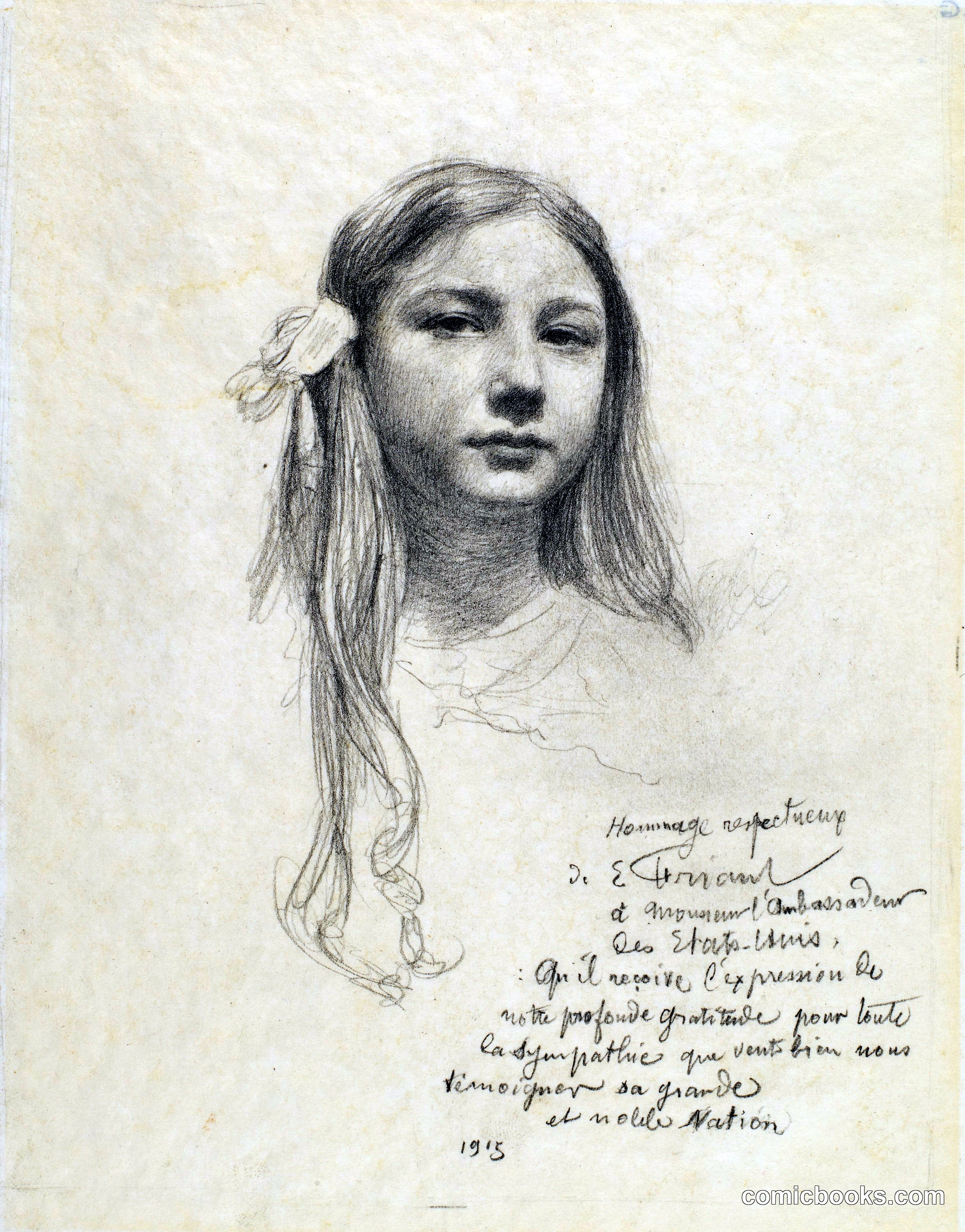 Head of a Young Girl
