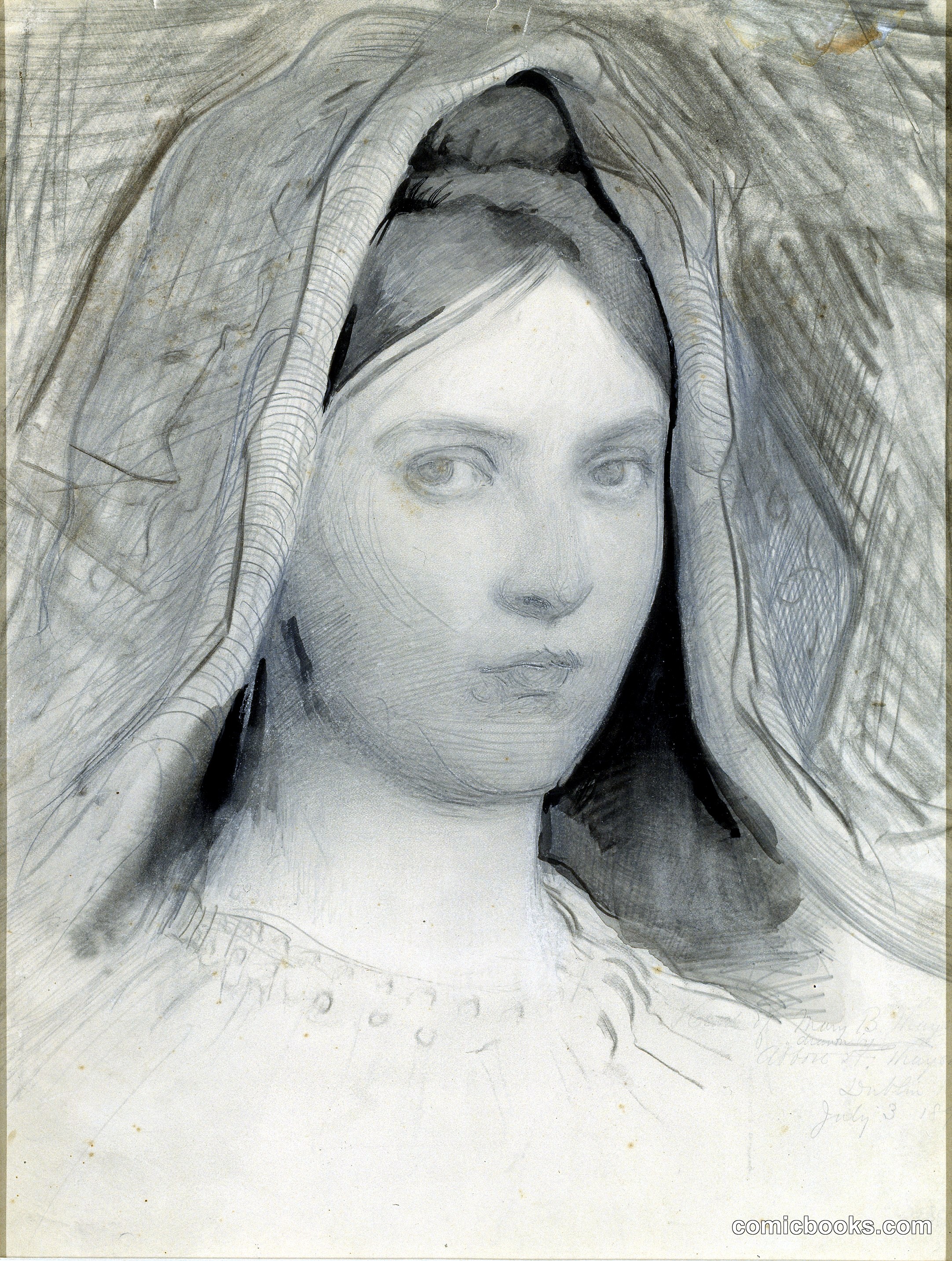 Head of Mary B. Thayer