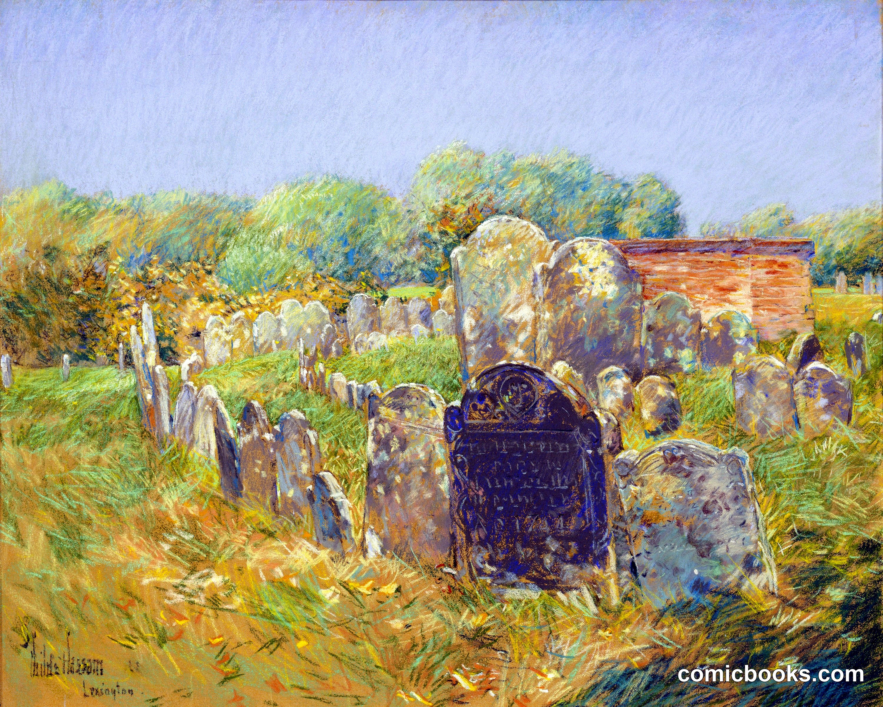 Colonial Graveyard at Lexington