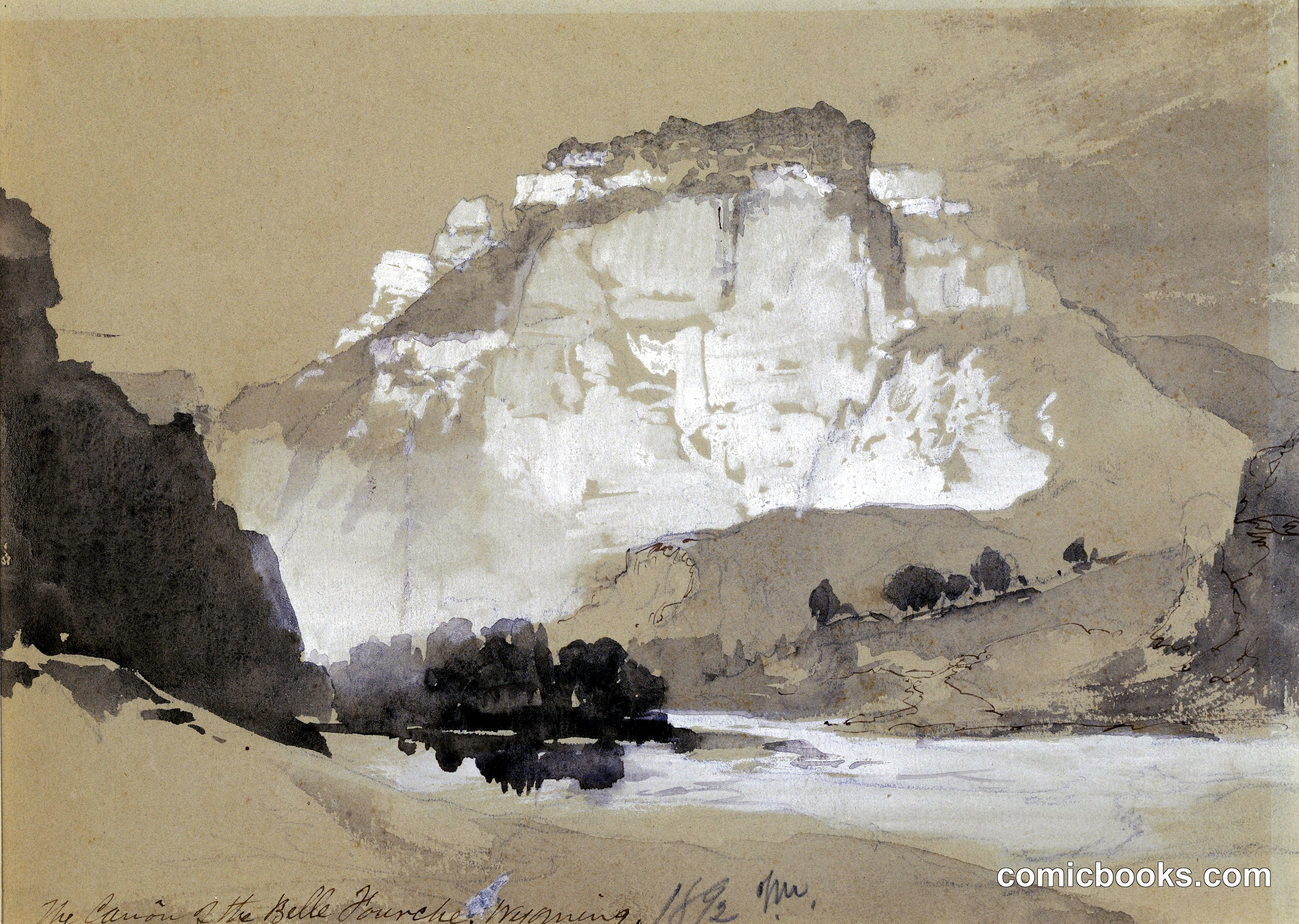 The Cañon of the Belle Fourche, Wyoming