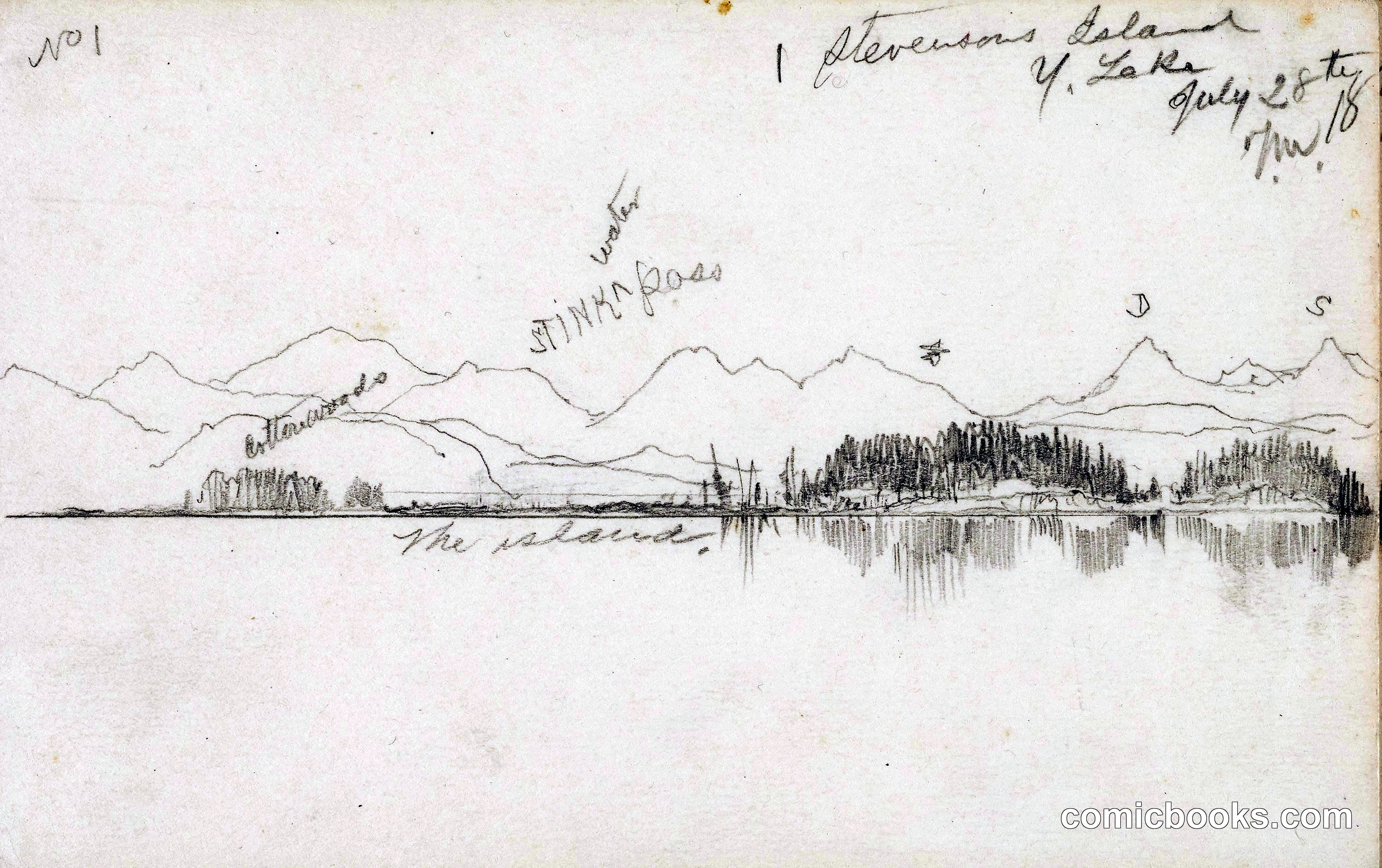 Stevenson's Island, Yellowstone Lake