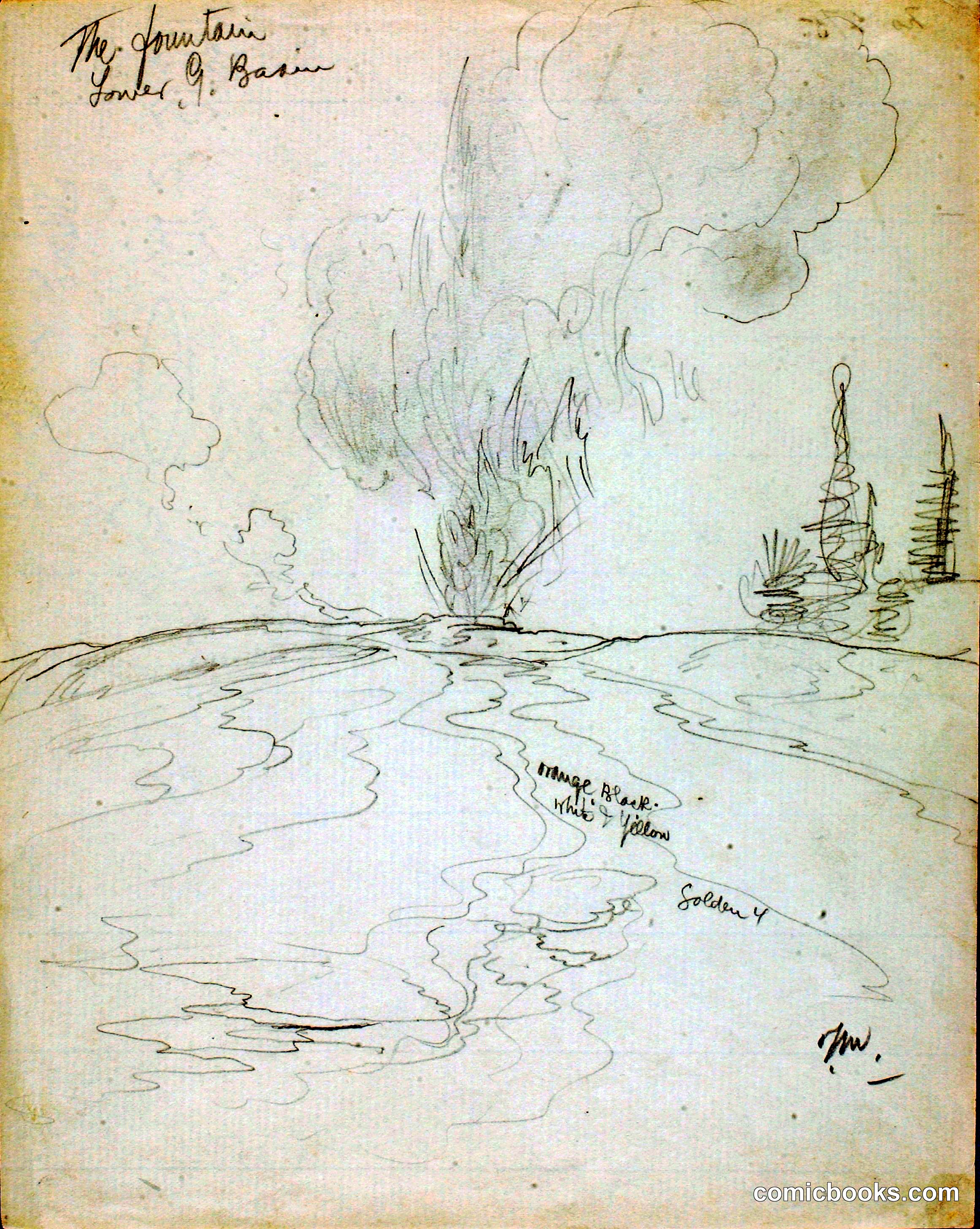 The Fountain, Lower Geyser Basin, Yellowstone