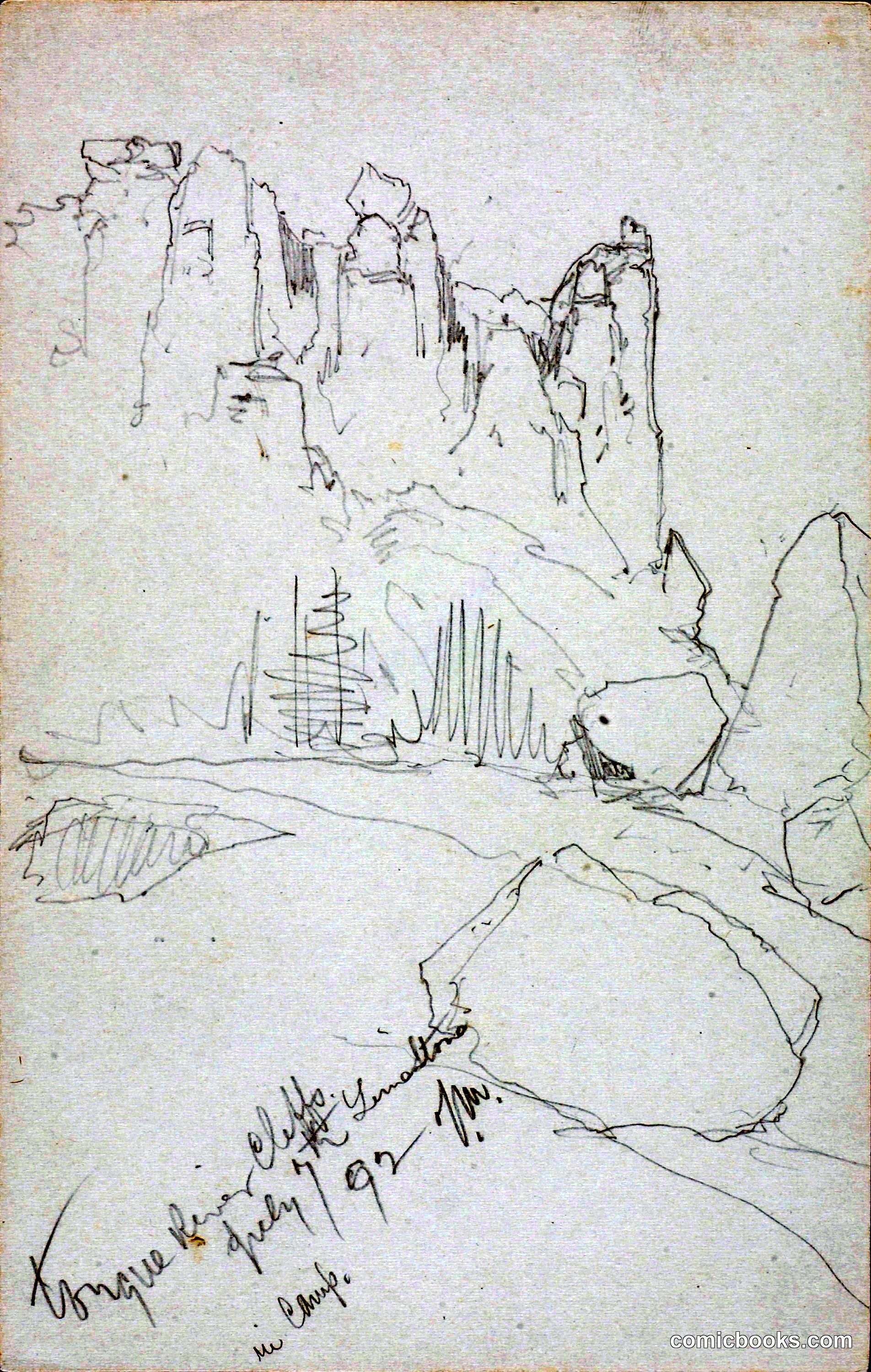 Tongue River Cliffs (In Camp)