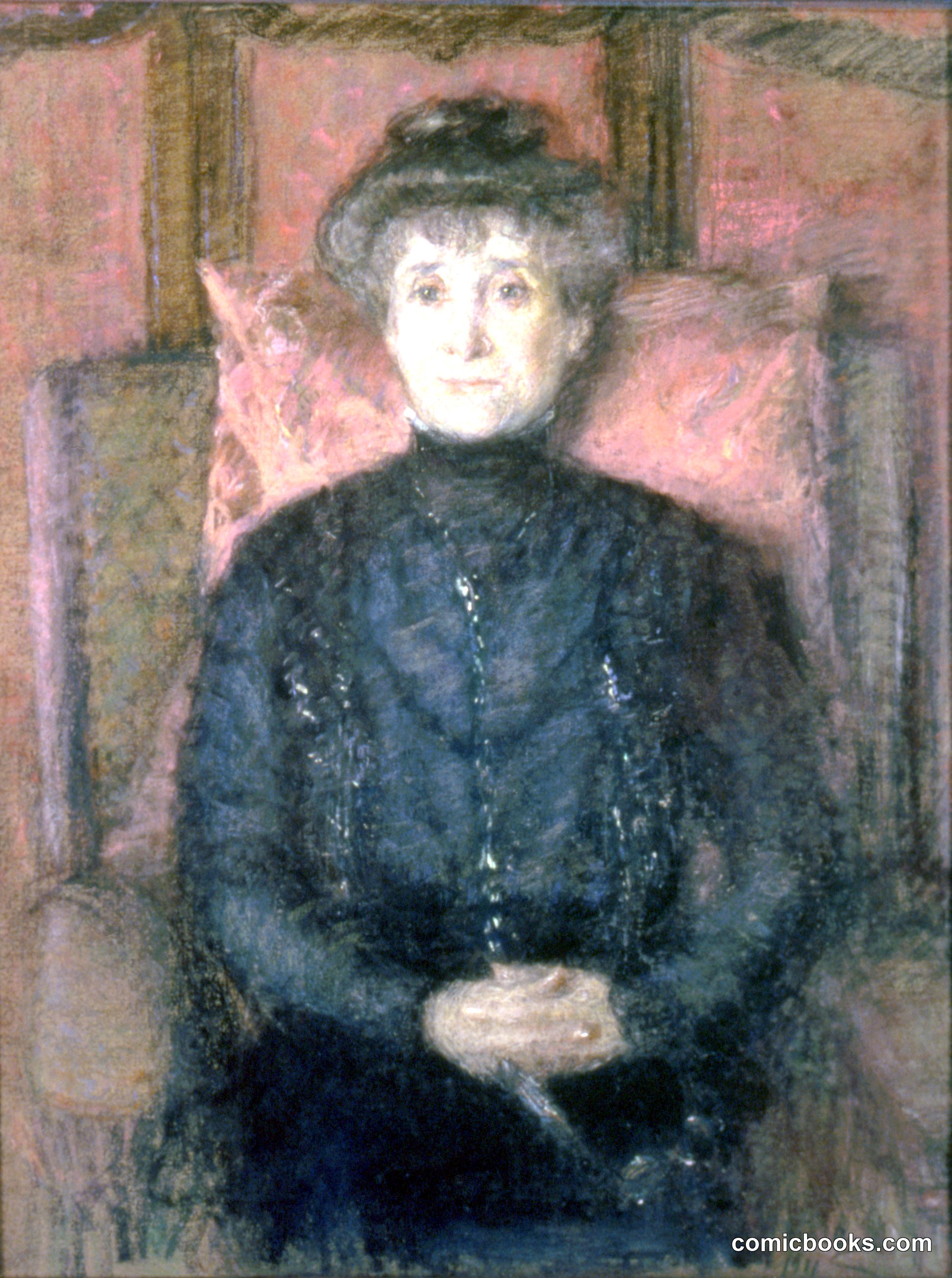 Portrait of a Woman in Black
