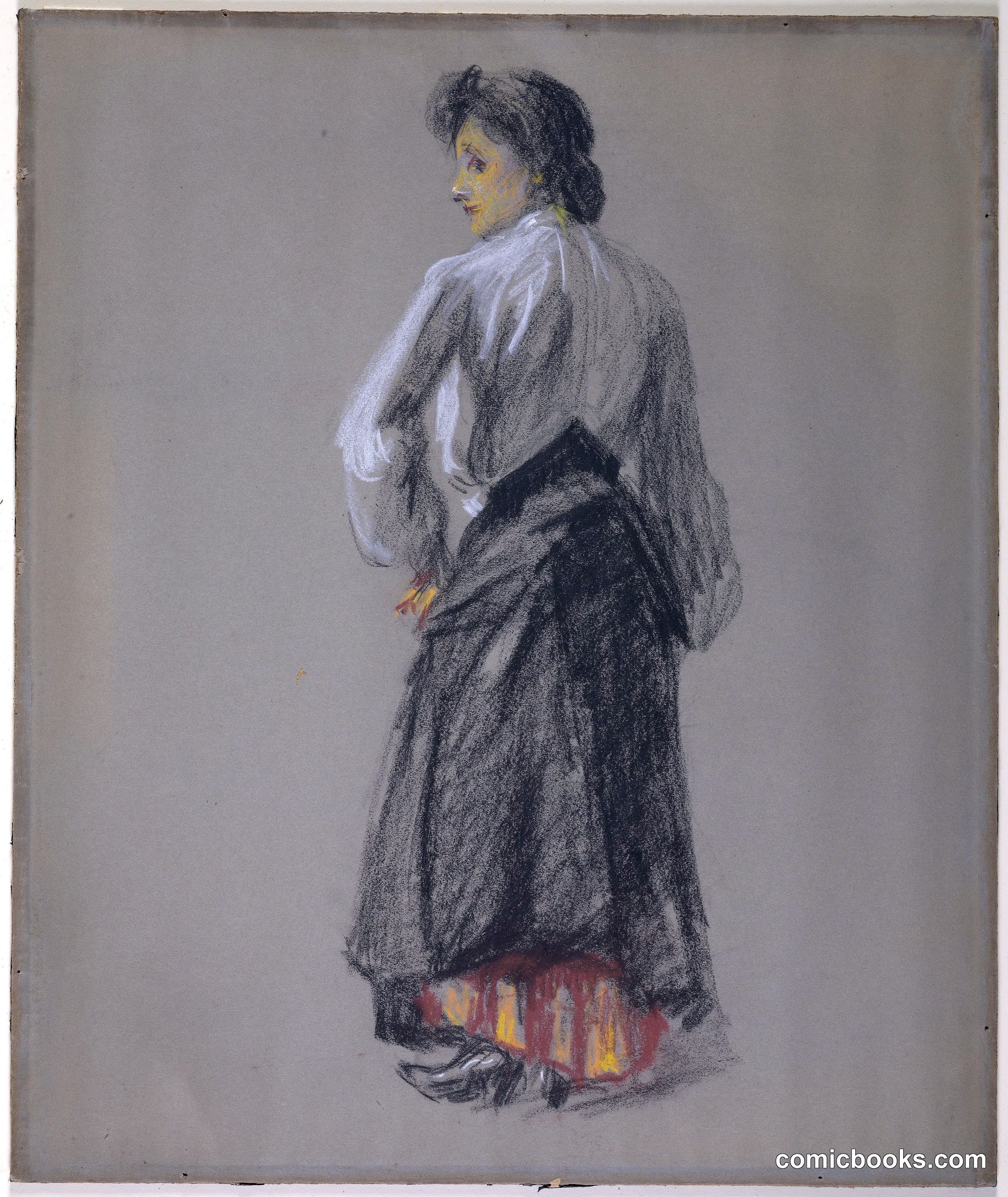 Study of a Woman in Profile