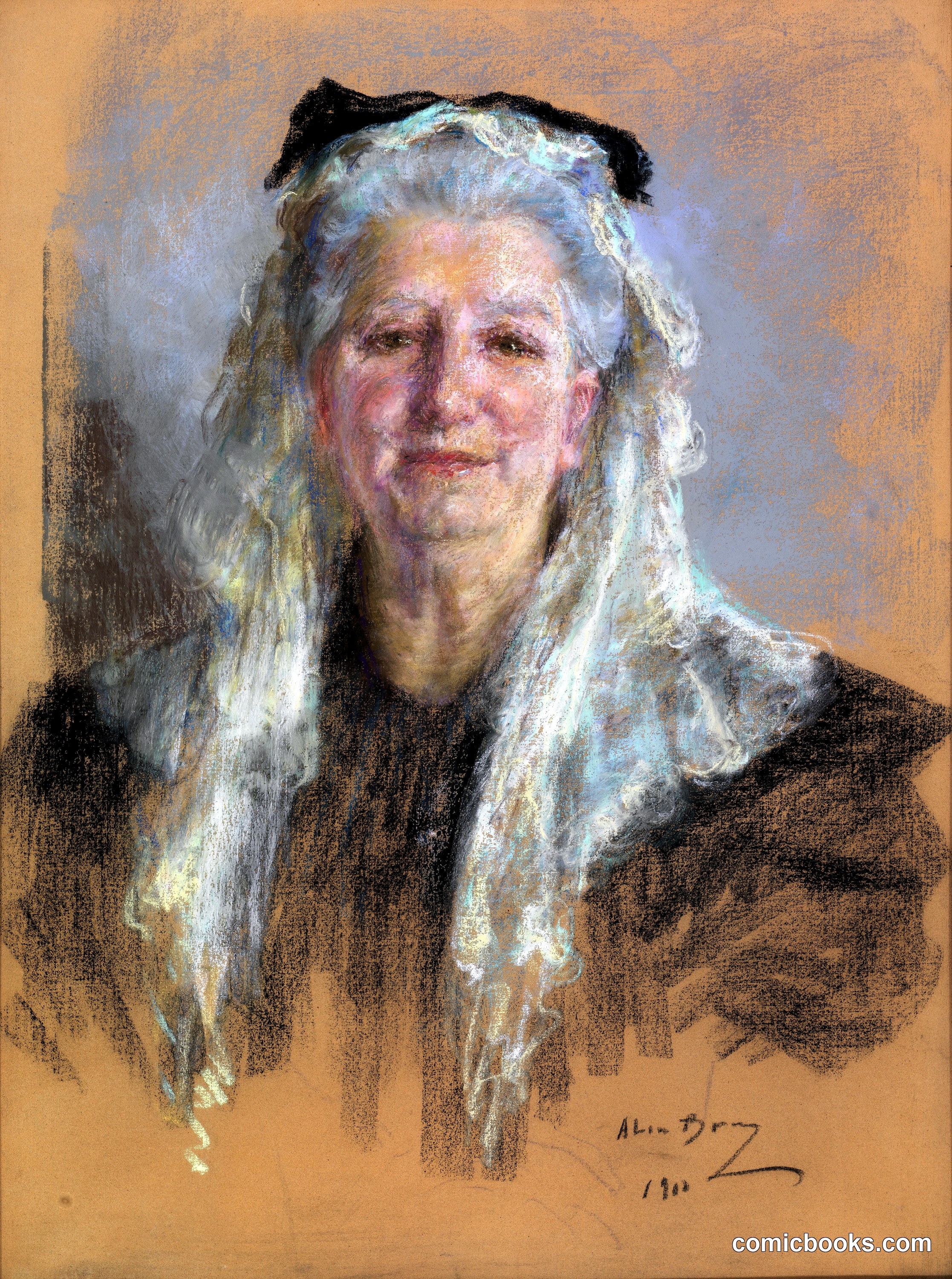 Portrait Study of an Elderly Woman