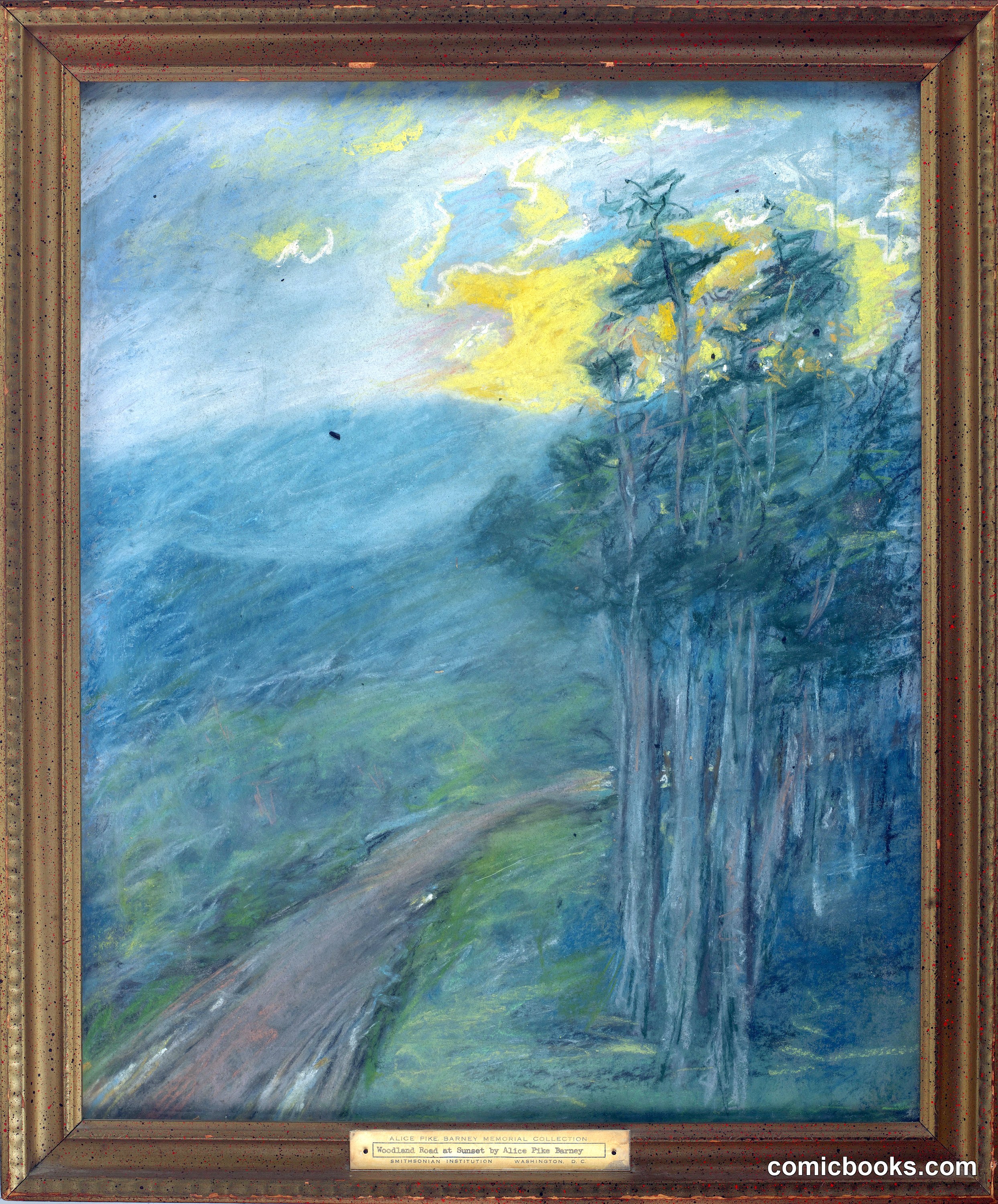 Woodland Road at Sunset