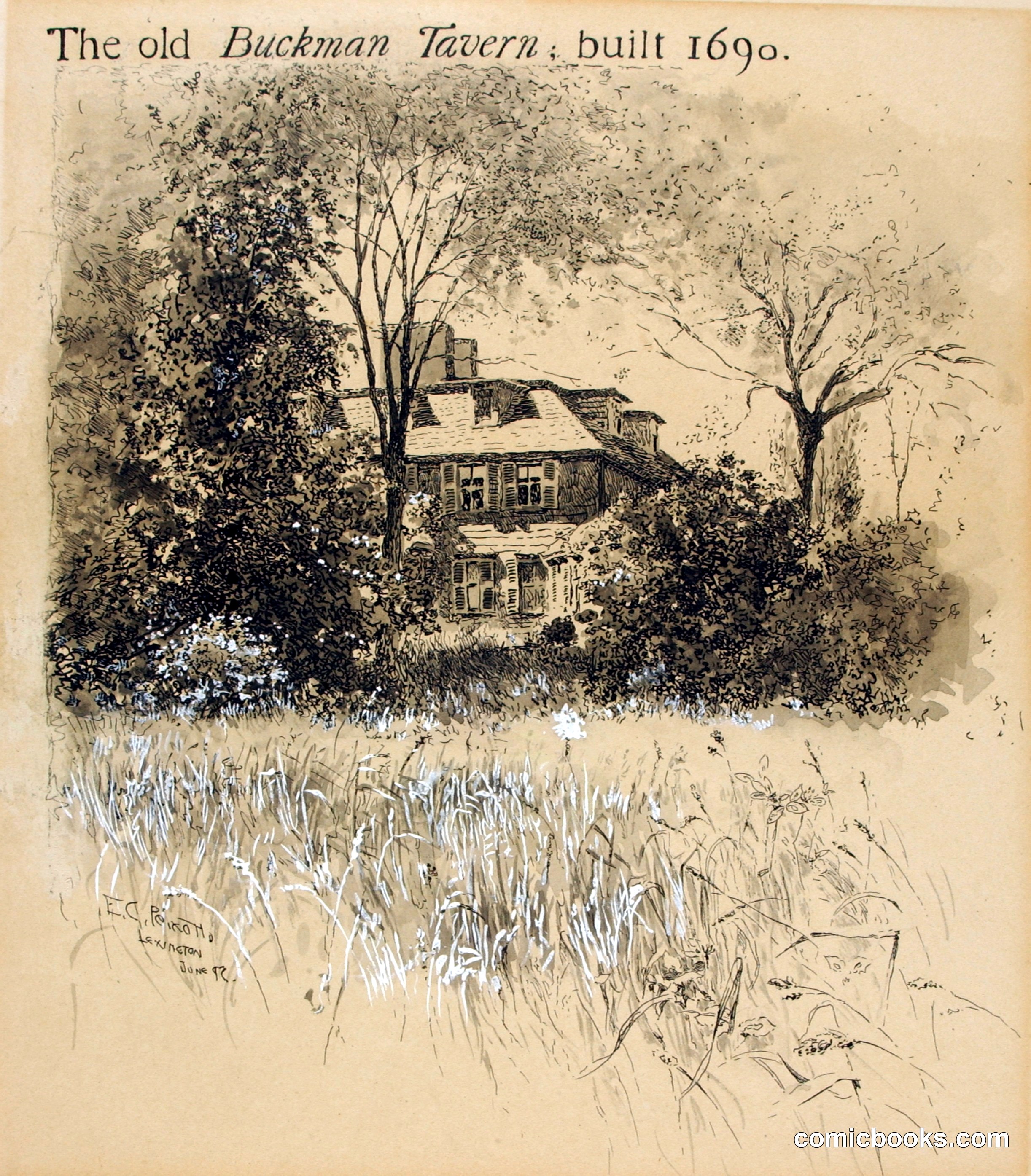 The Old Buckman Tavern, Built 1690