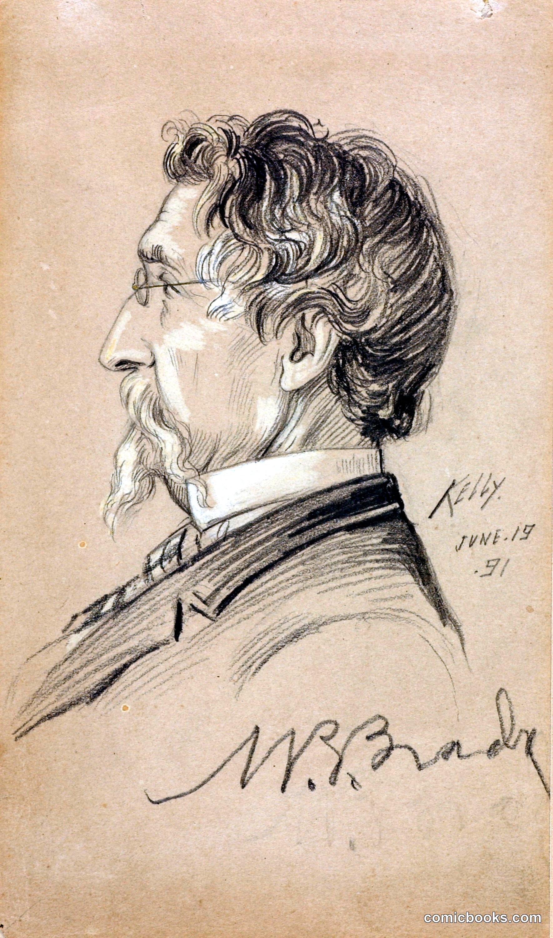 Portrait of Mathew B. Brady