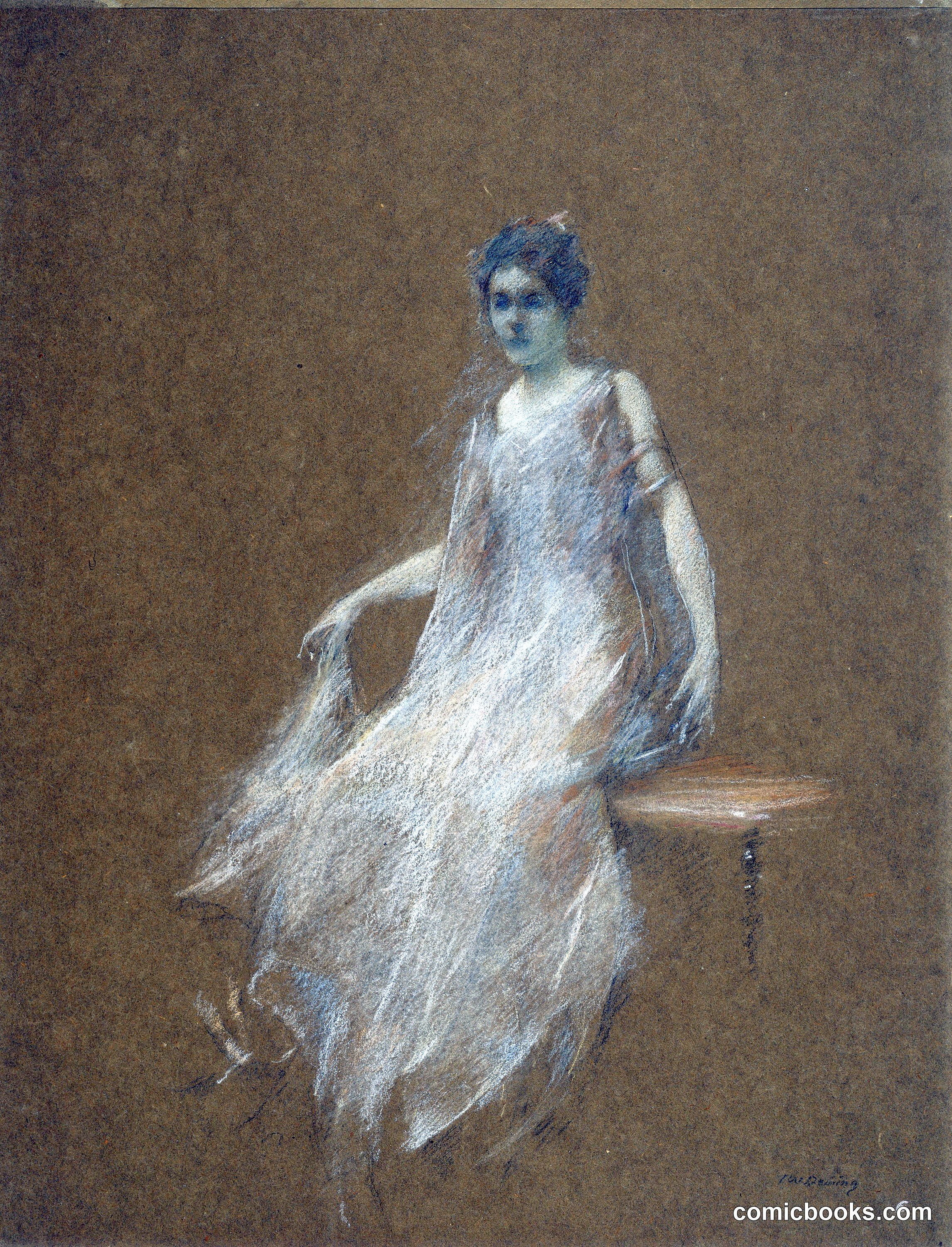 Lady in White