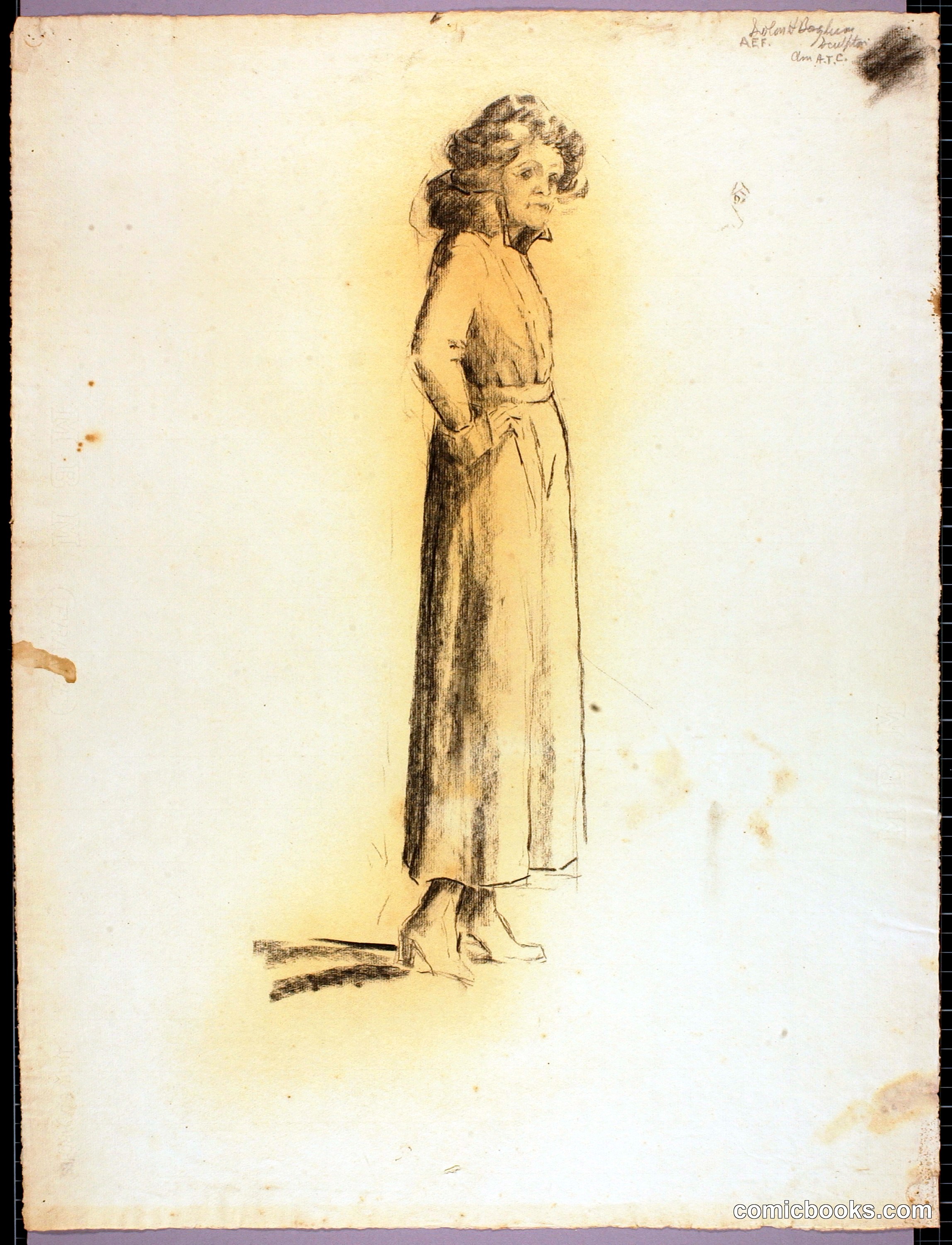 Woman in Long Dress