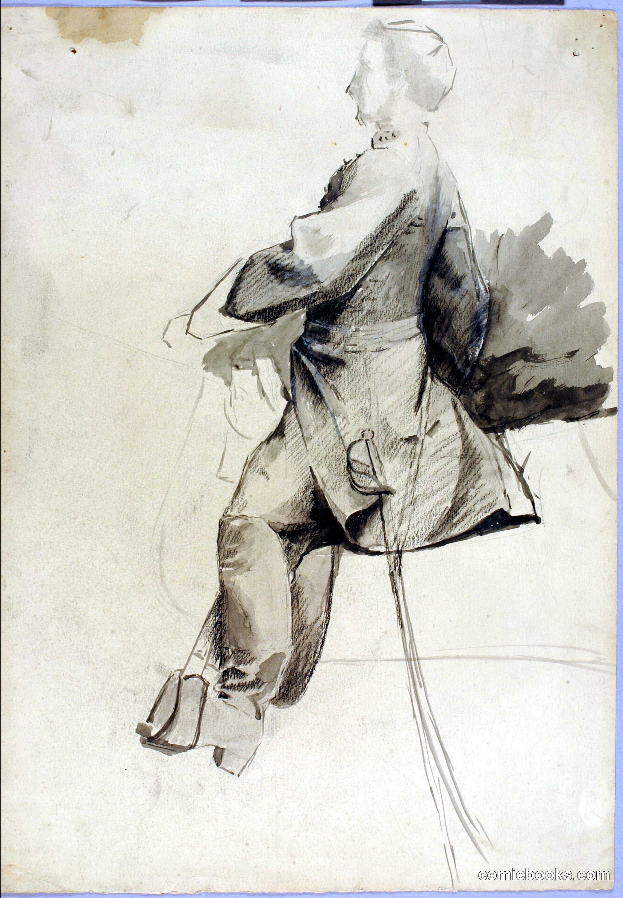Study for Equestrian Monument