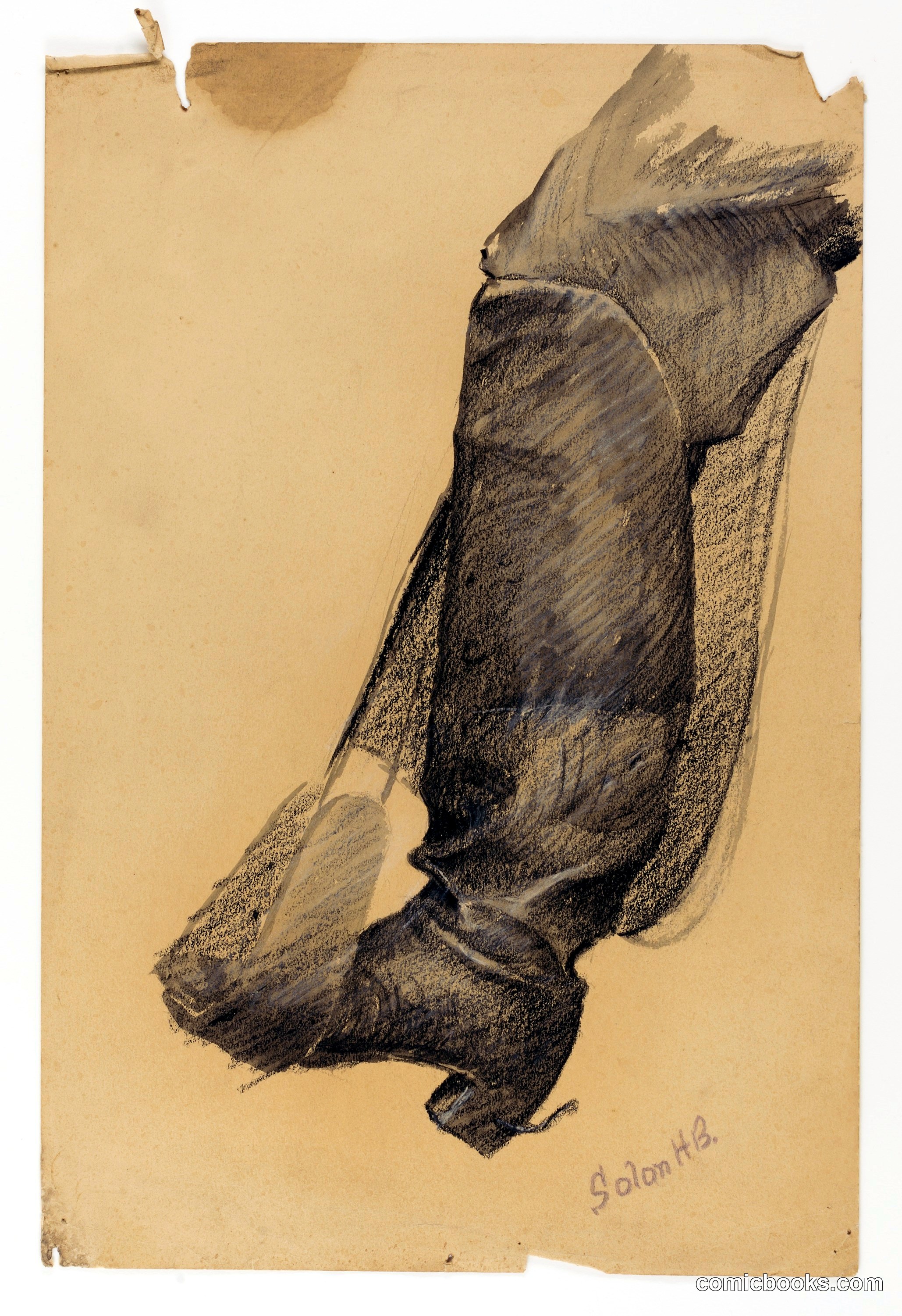 Boot, Study for Equestrian Monument