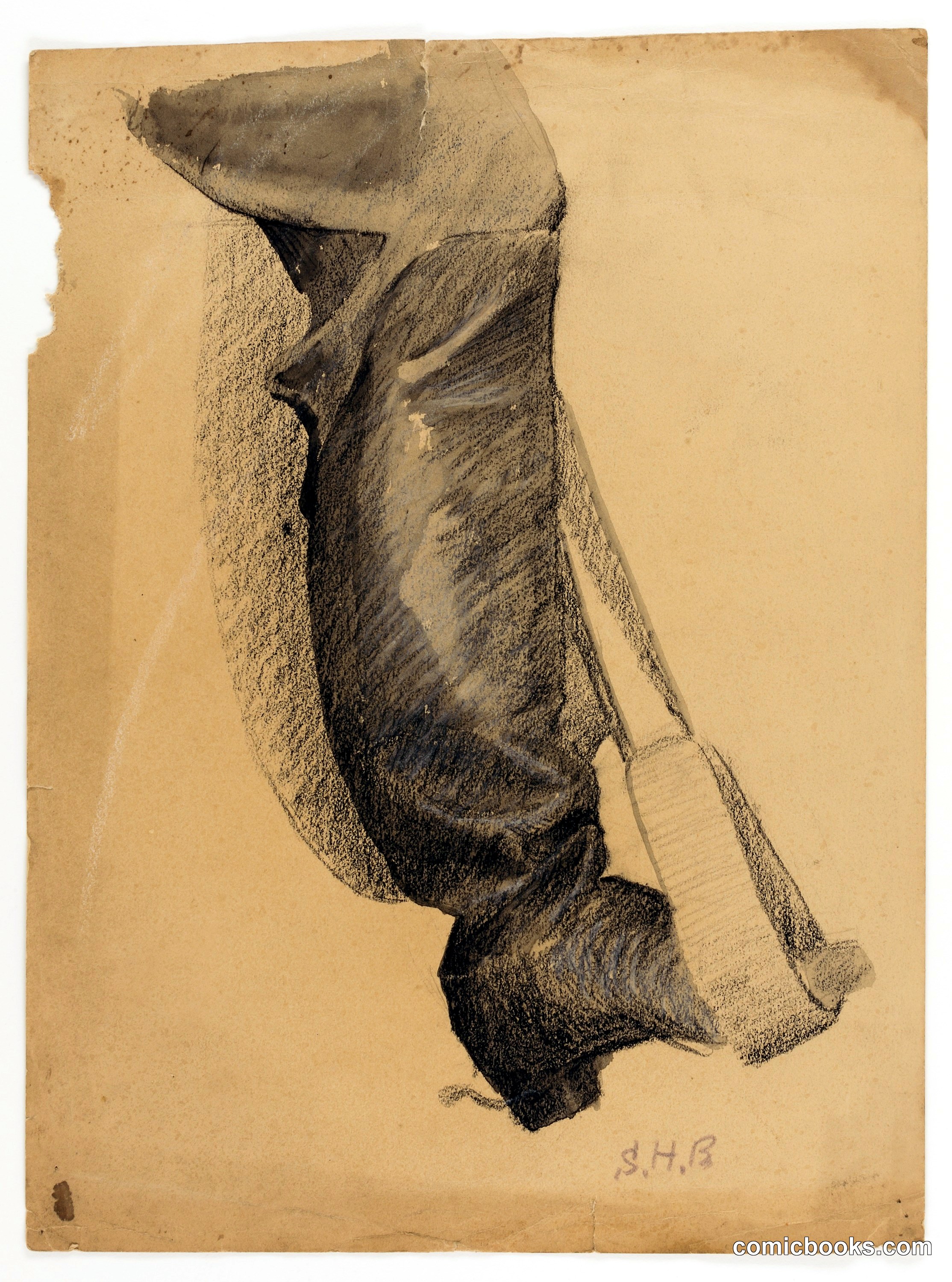 Boot, Study for Equestrian Statue