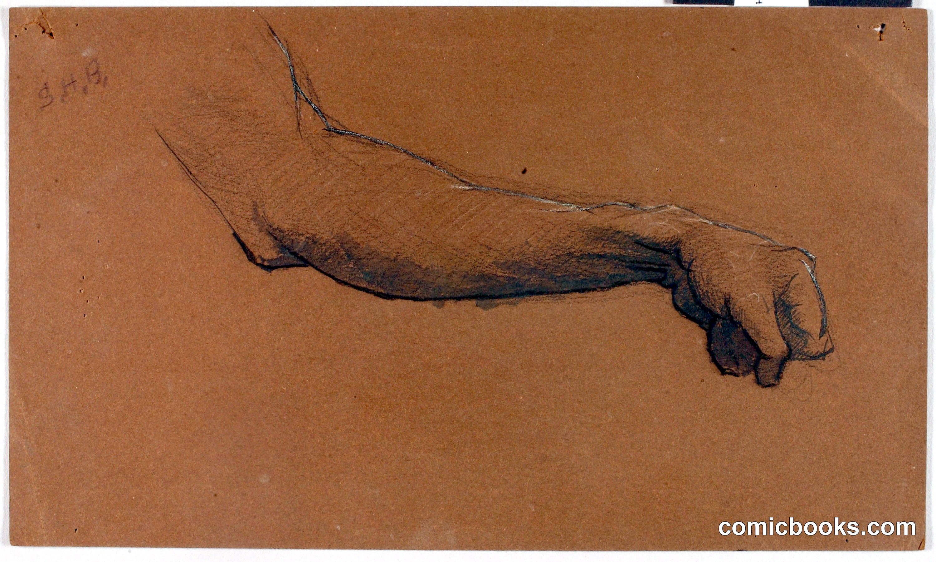 Arm Study for Equestrian Monument