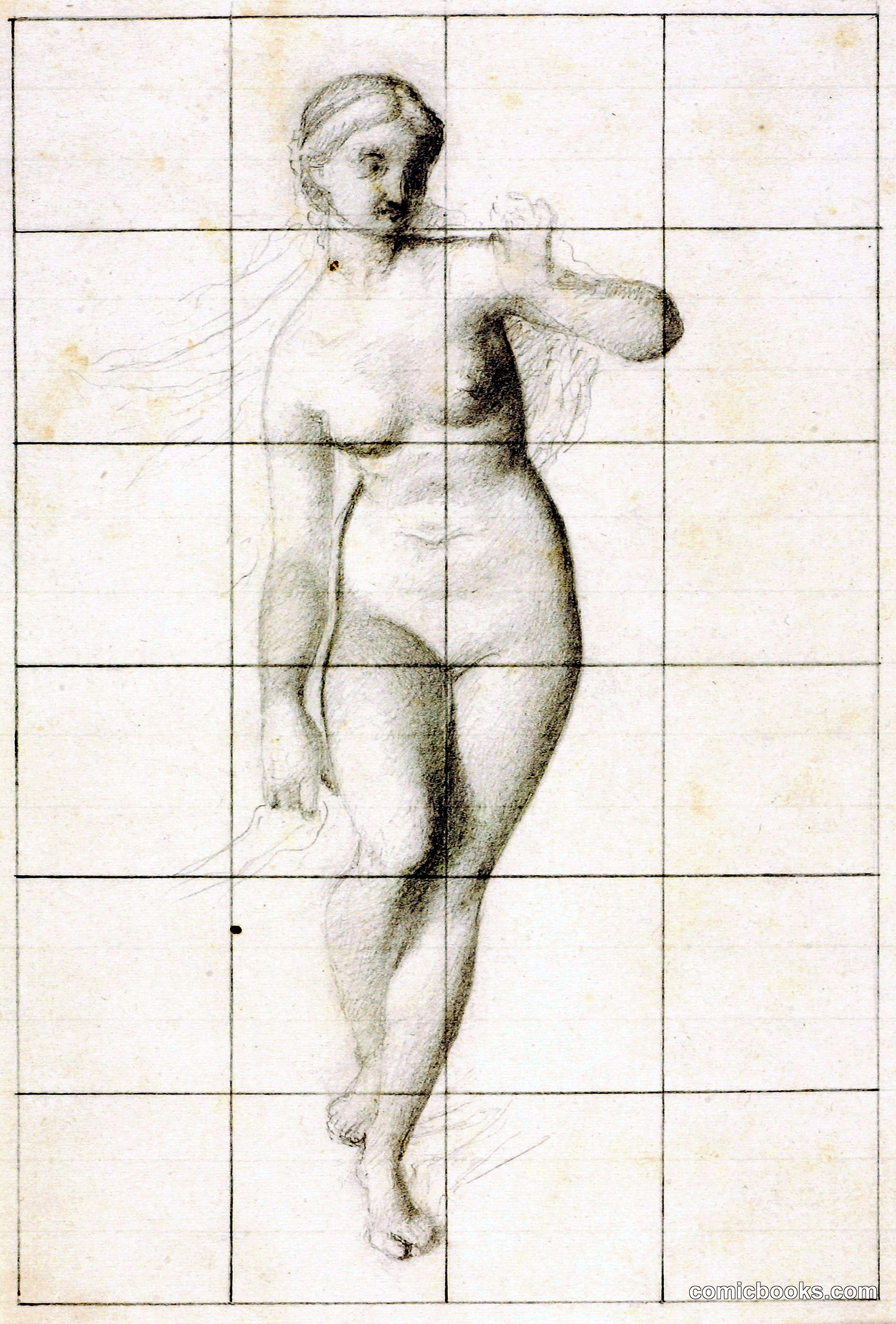 Venus Guiding Aeneas and the Trojans to the Latin Shore (Study of Venus)