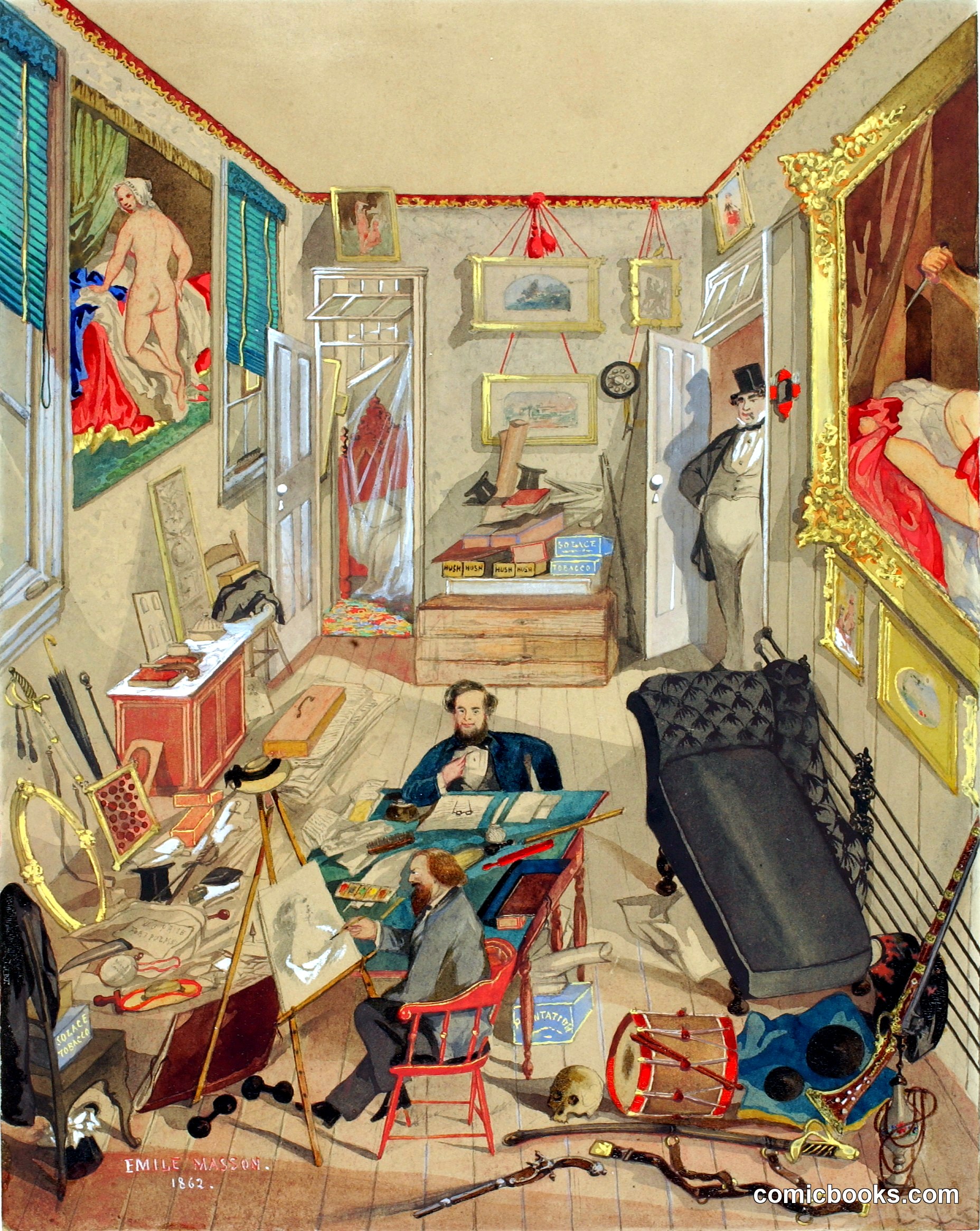 Self-Portrait in the Artist's Studio