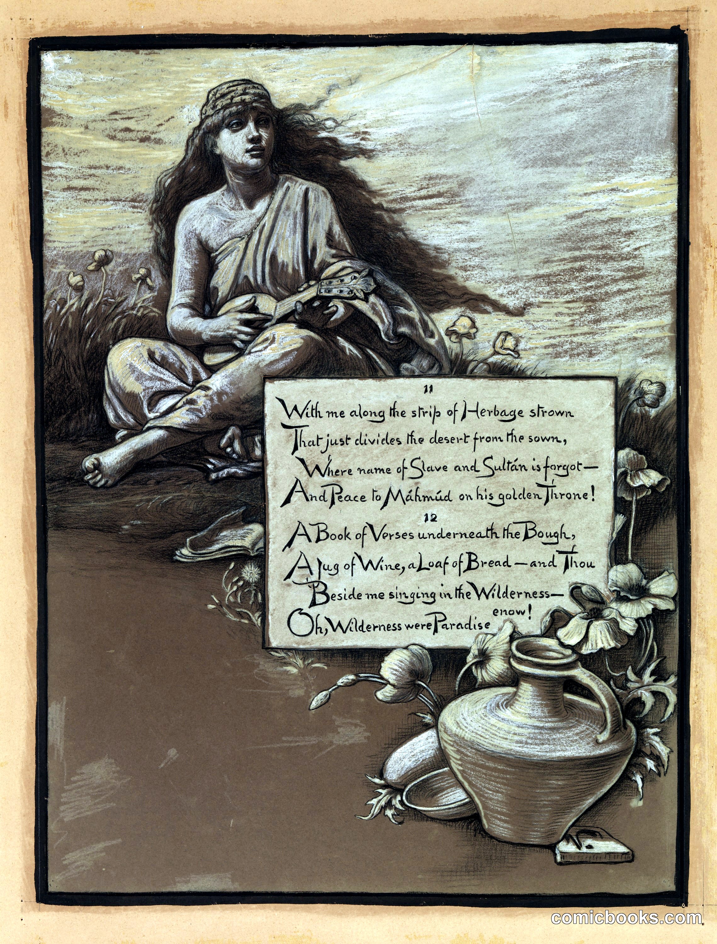 Illustration for Rubáiyát of Omar Khayyám