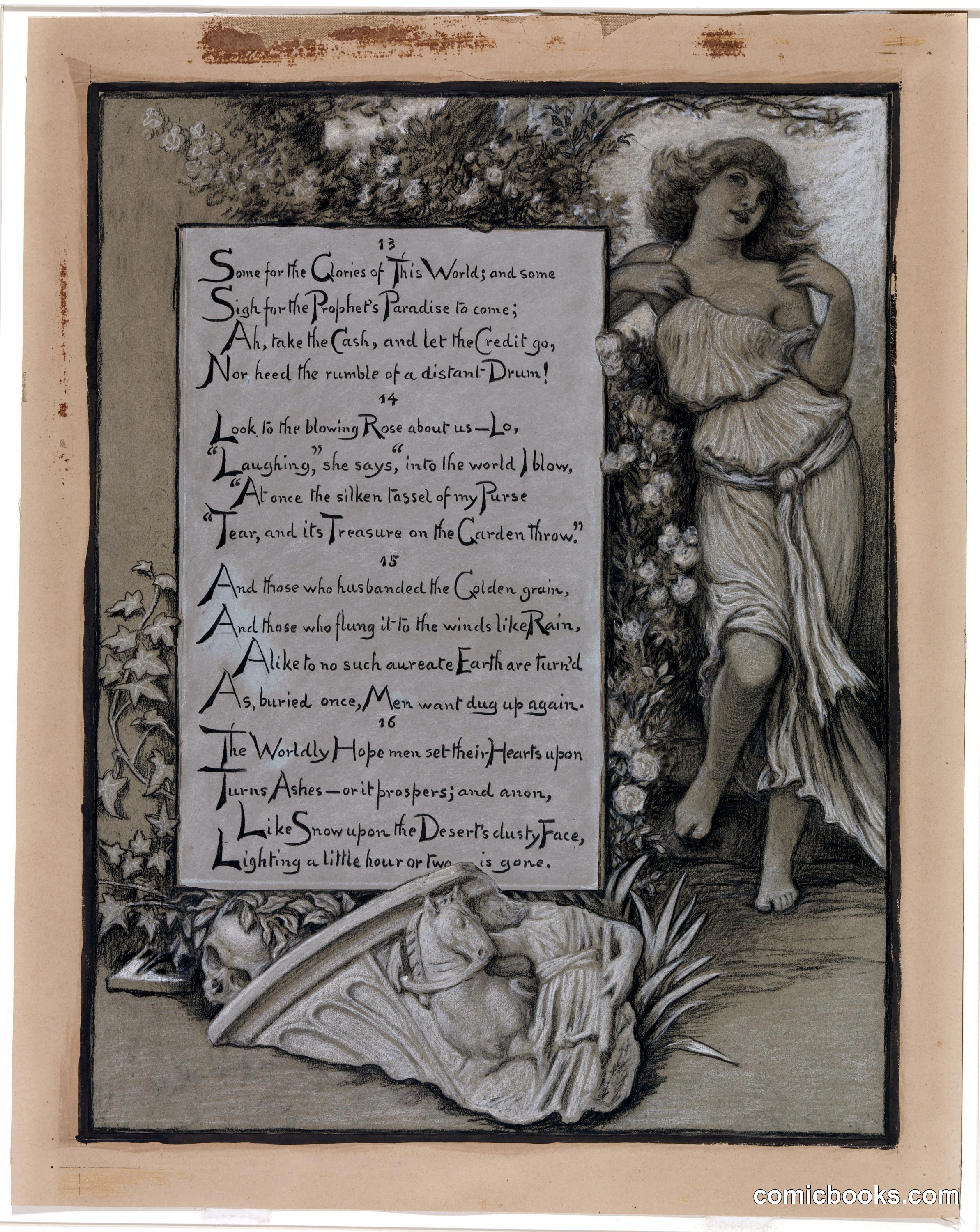 Illustration for Rubáiyát of Omar Khayyám