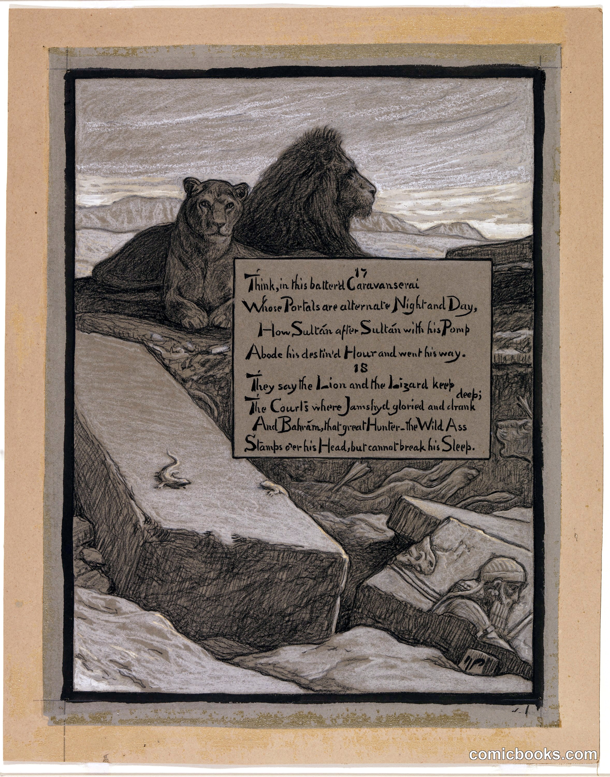 Illustration for Rubáiyát of Omar Khayyám