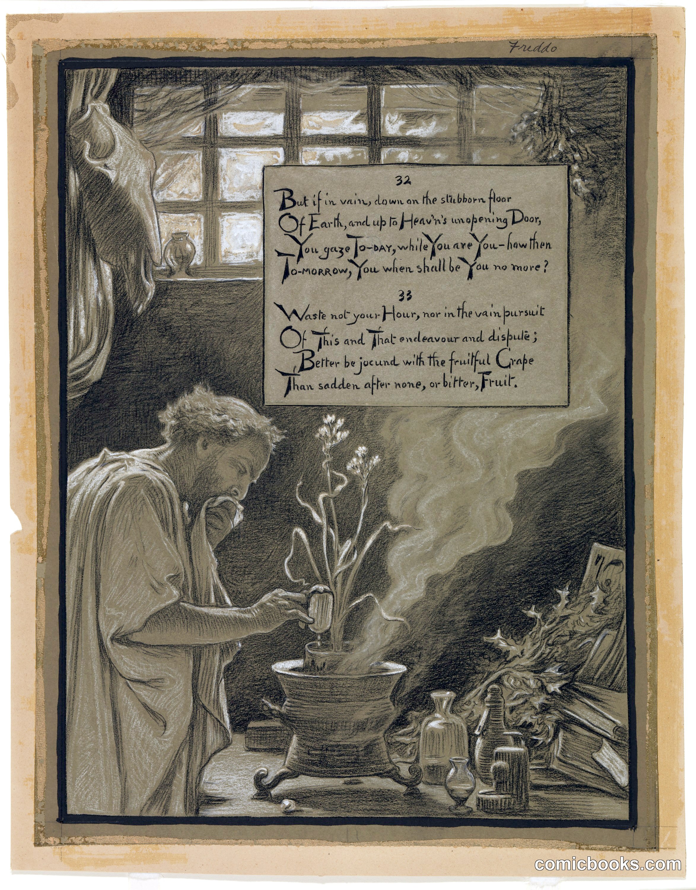 Illustration for Rubáiyát of Omar Khayyám: The Vain Pursuit