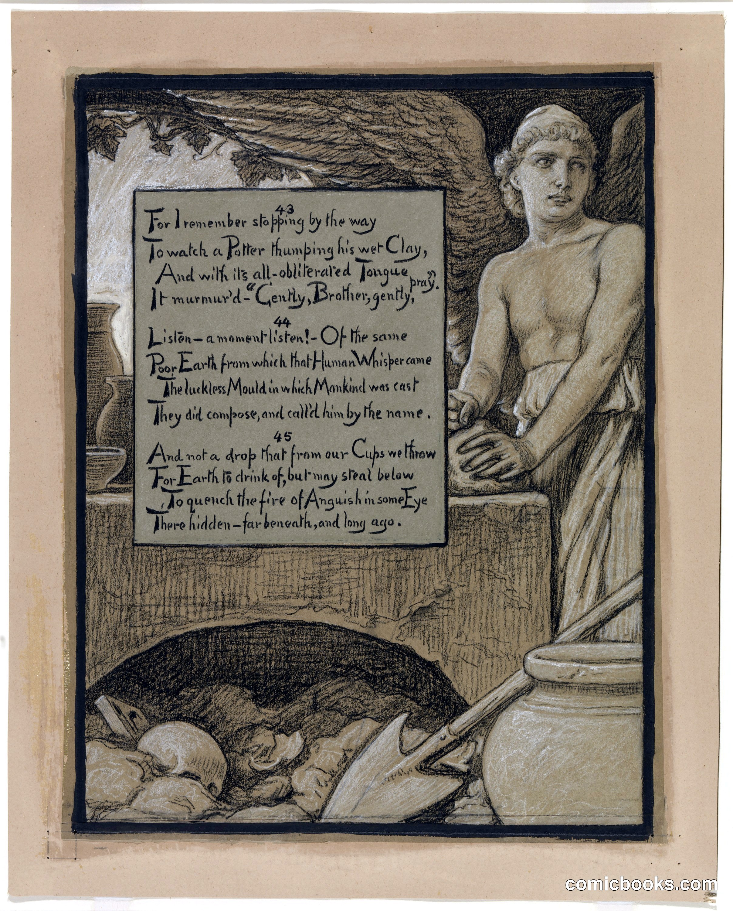 Illustration for Rubáiyát of Omar Khayyám: The Heavenly Potter