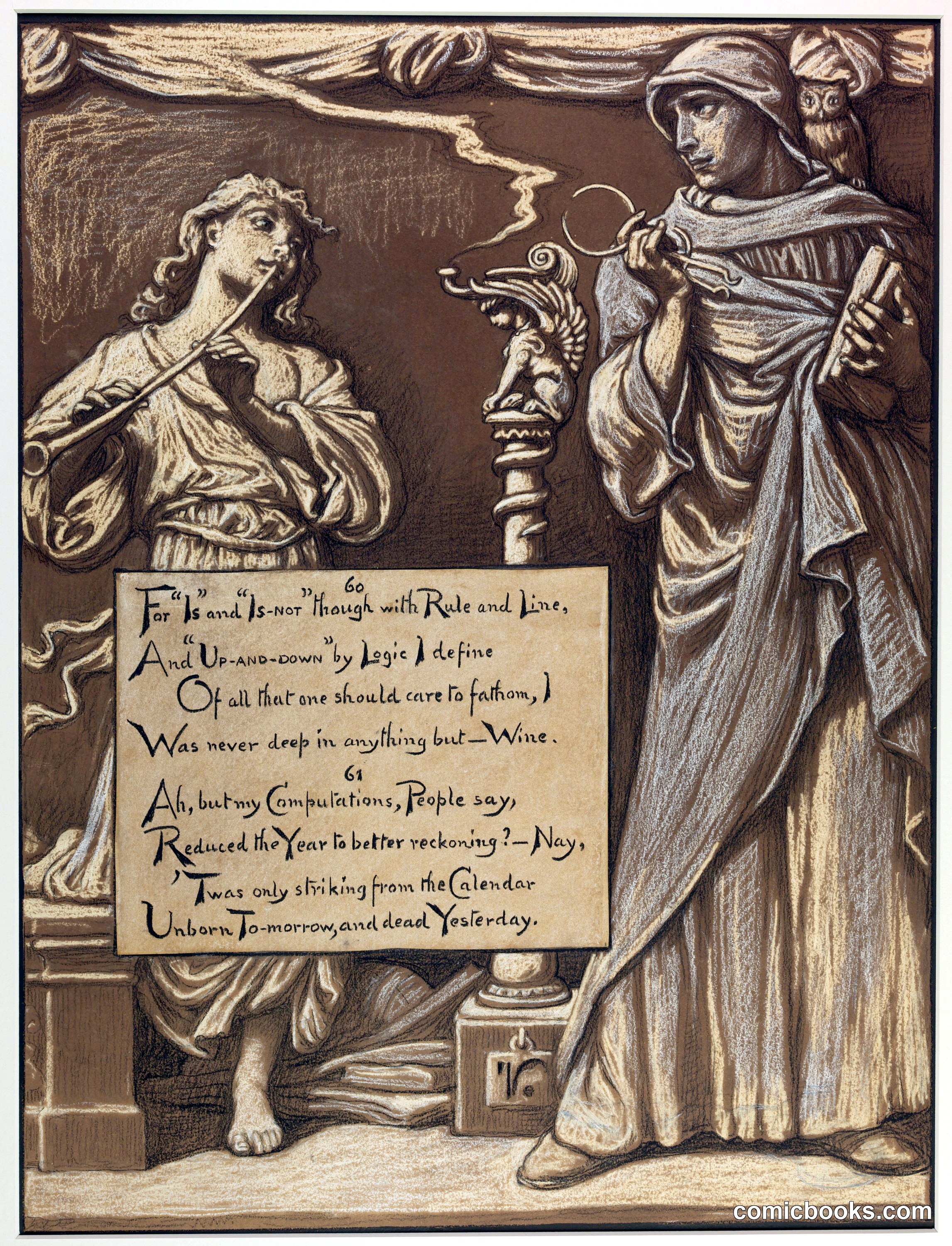 Illustration for Rubáiyát of Omar Khayyám: The Divorce of Reason
