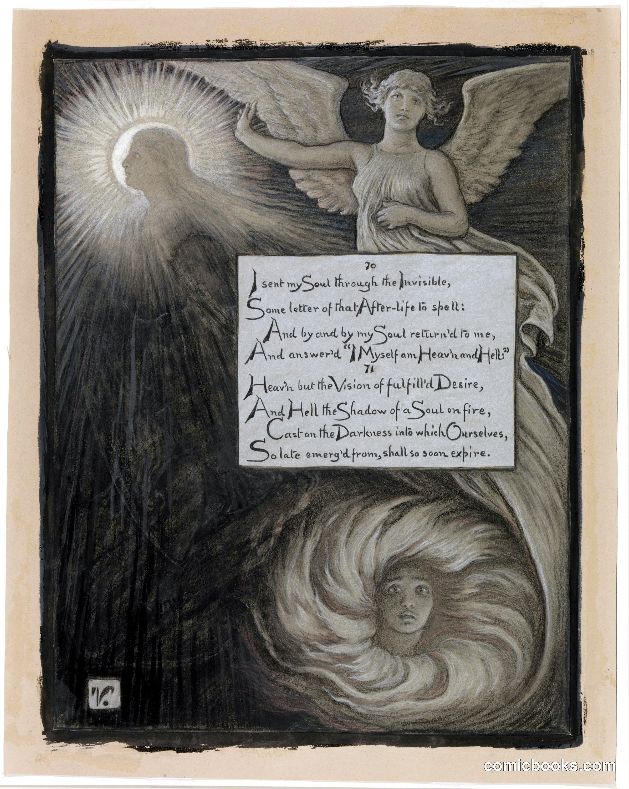 Illustration for Rubáiyát of Omar Khayyám: The Soul's Answer
