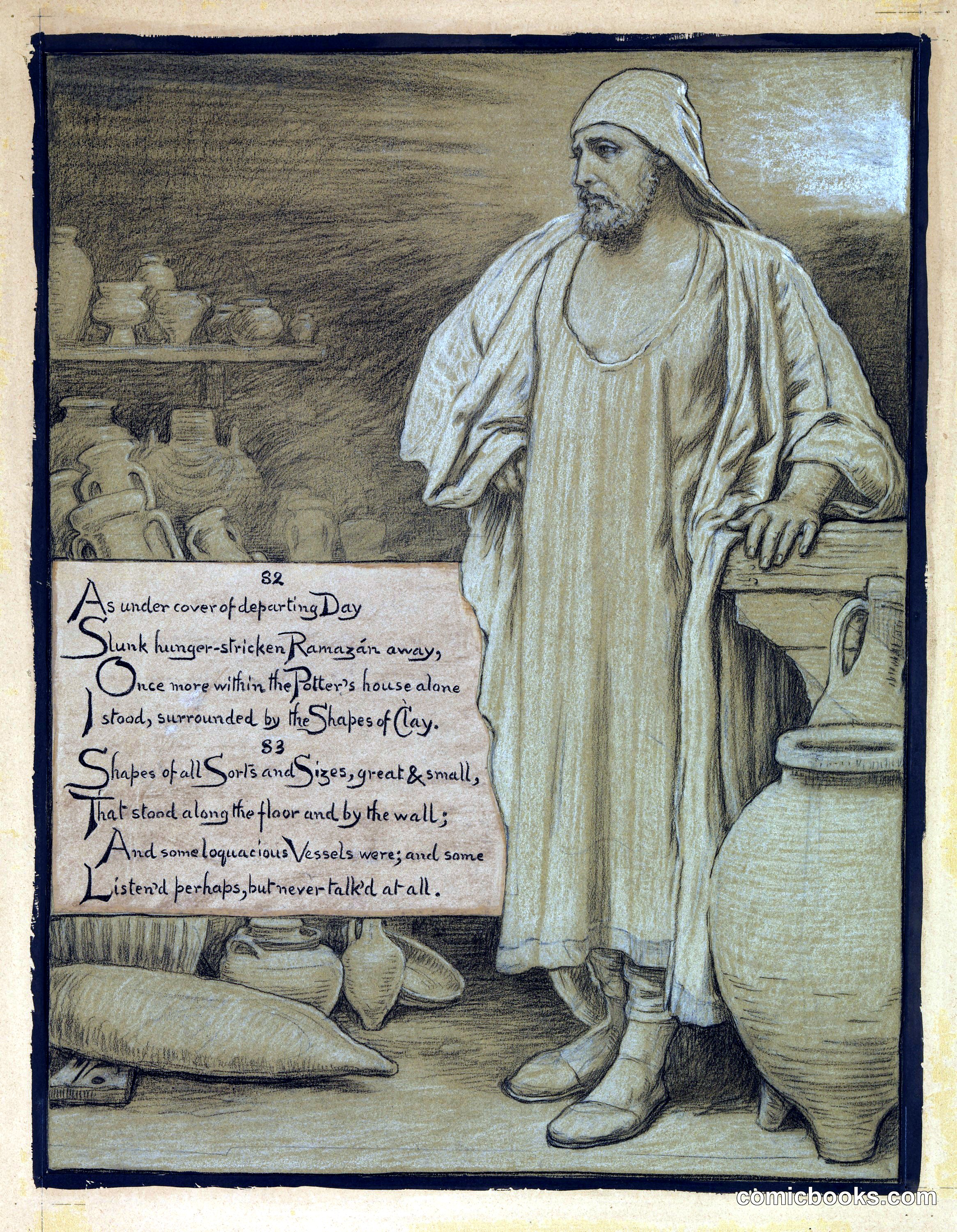 Illustration for Rubáiyát of Omar Khayyám: In the Potter's House
