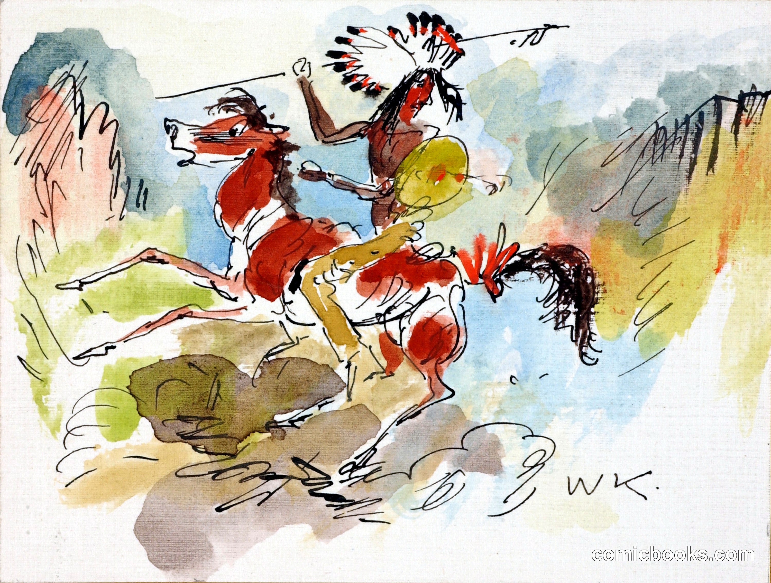 Indian on Horseback