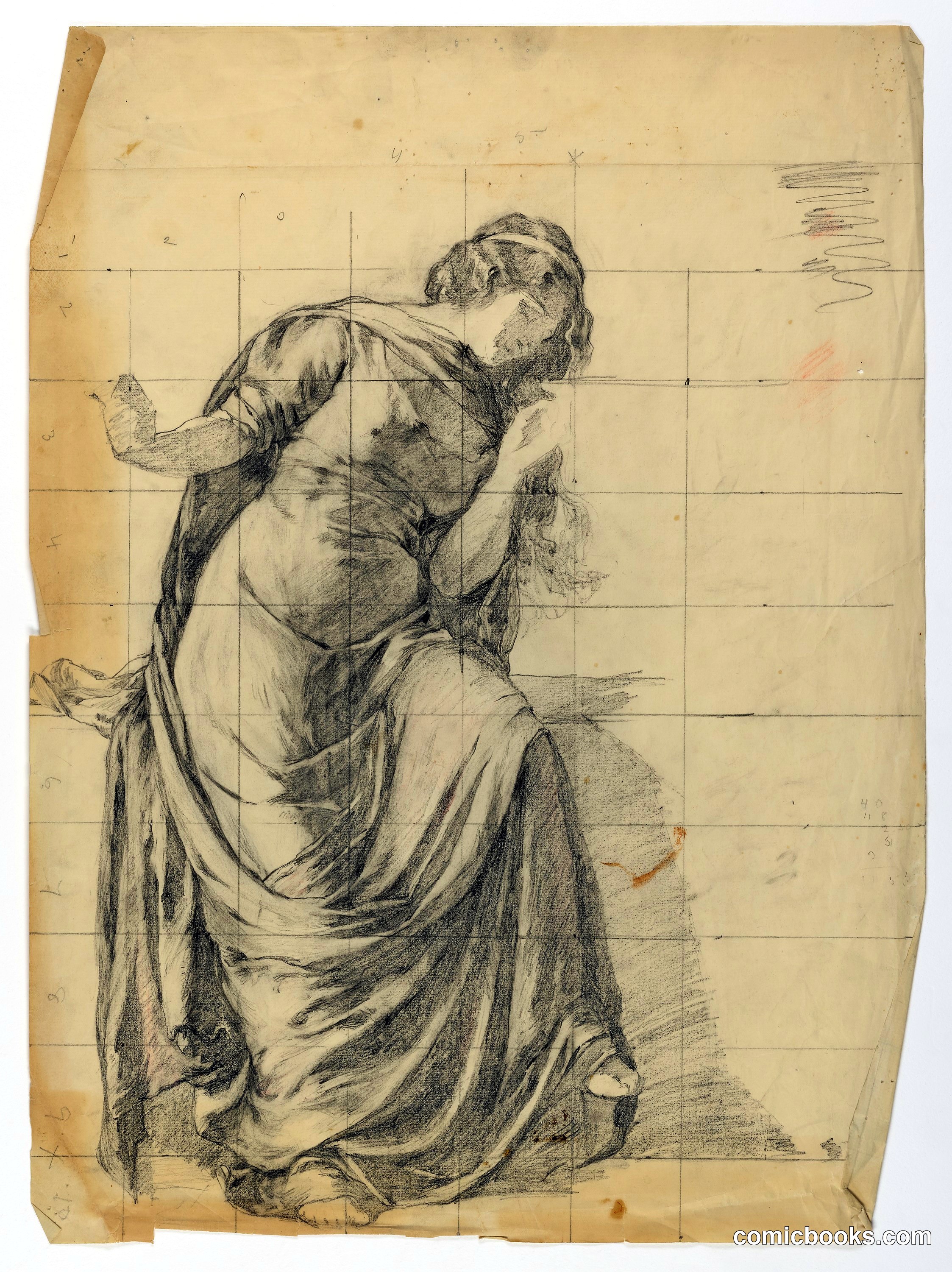 Untitled (Draped Female Figure)