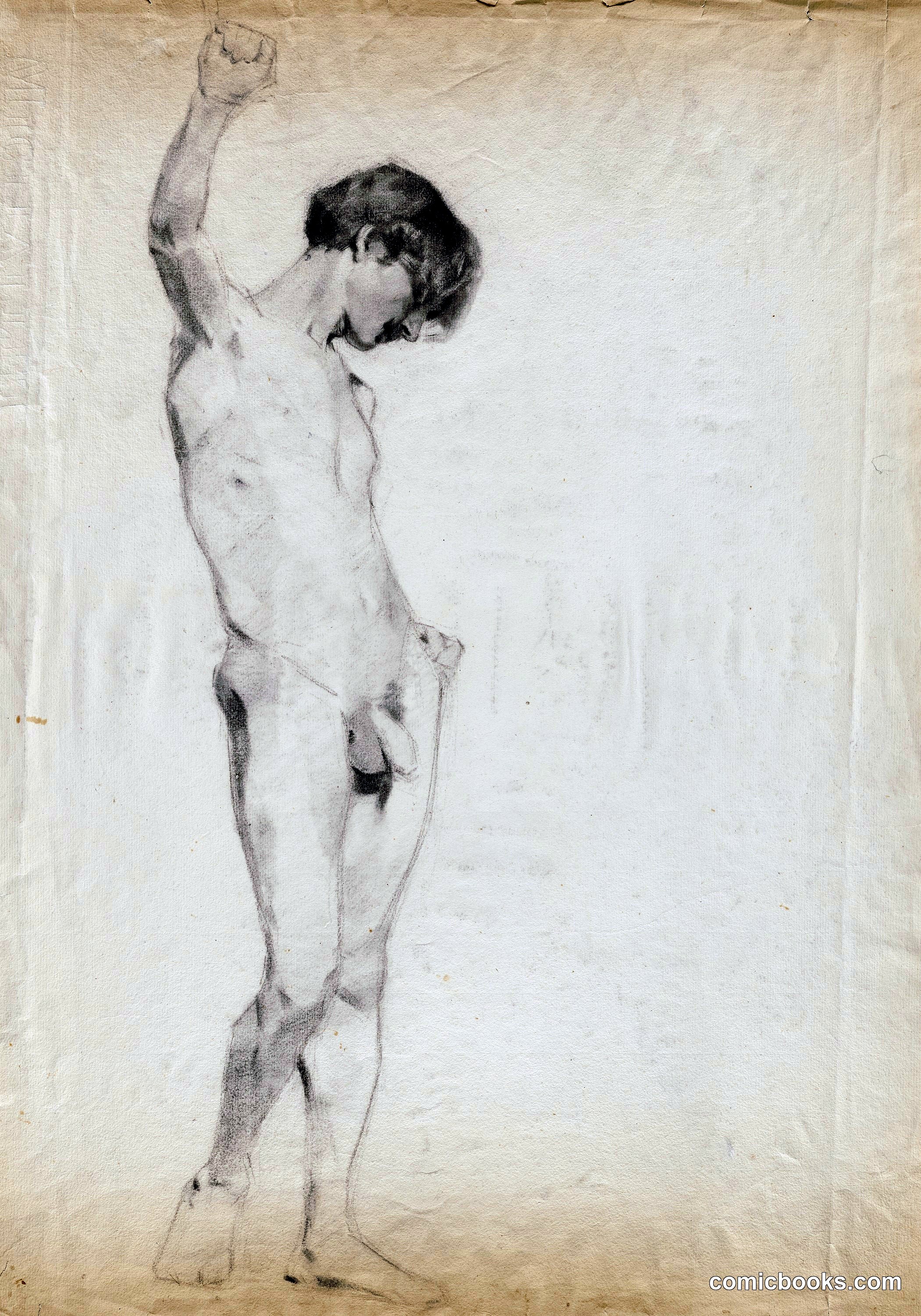 Study of Standing Male Nude