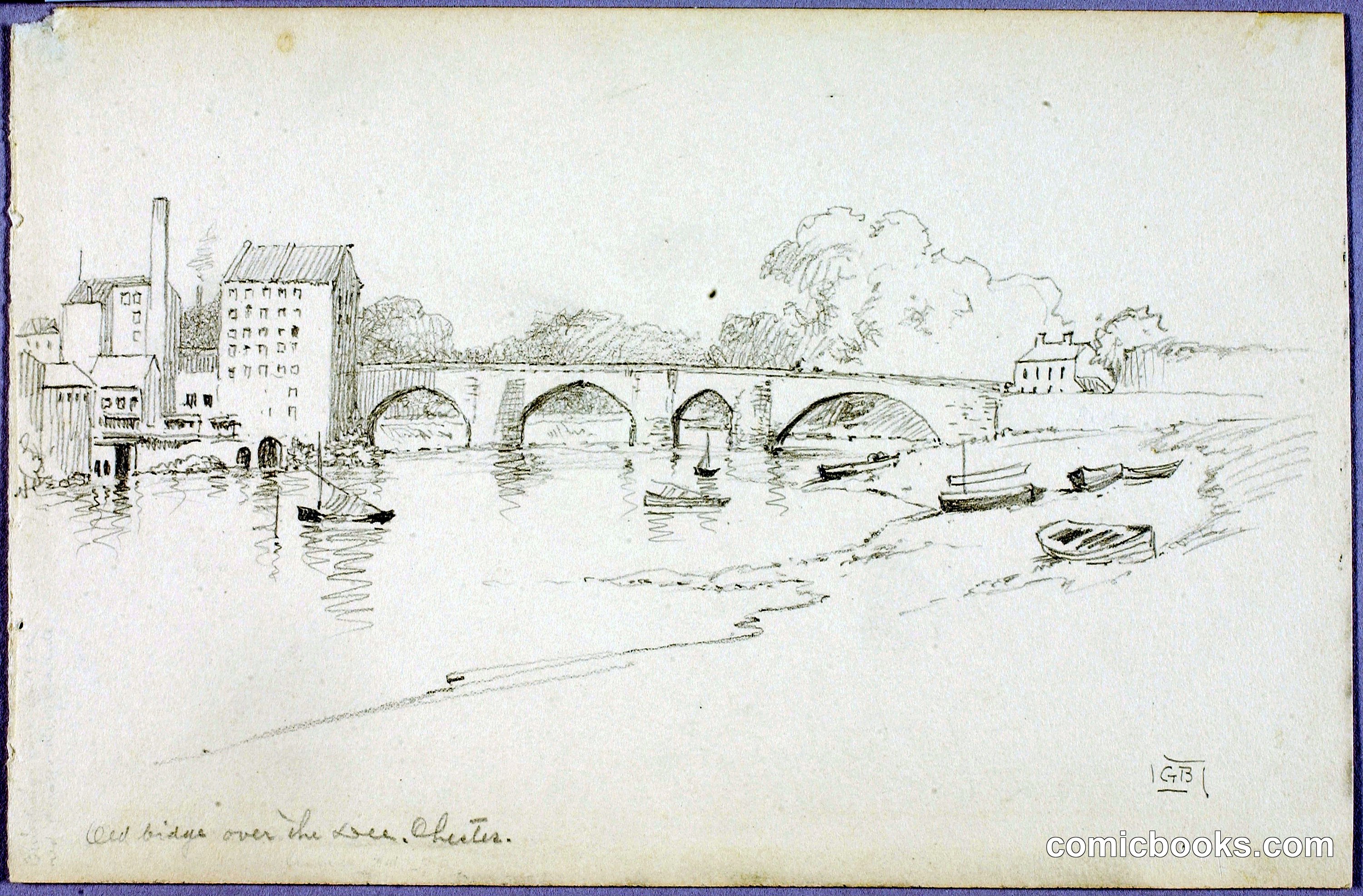 Old Bridge over the Dee, Chester