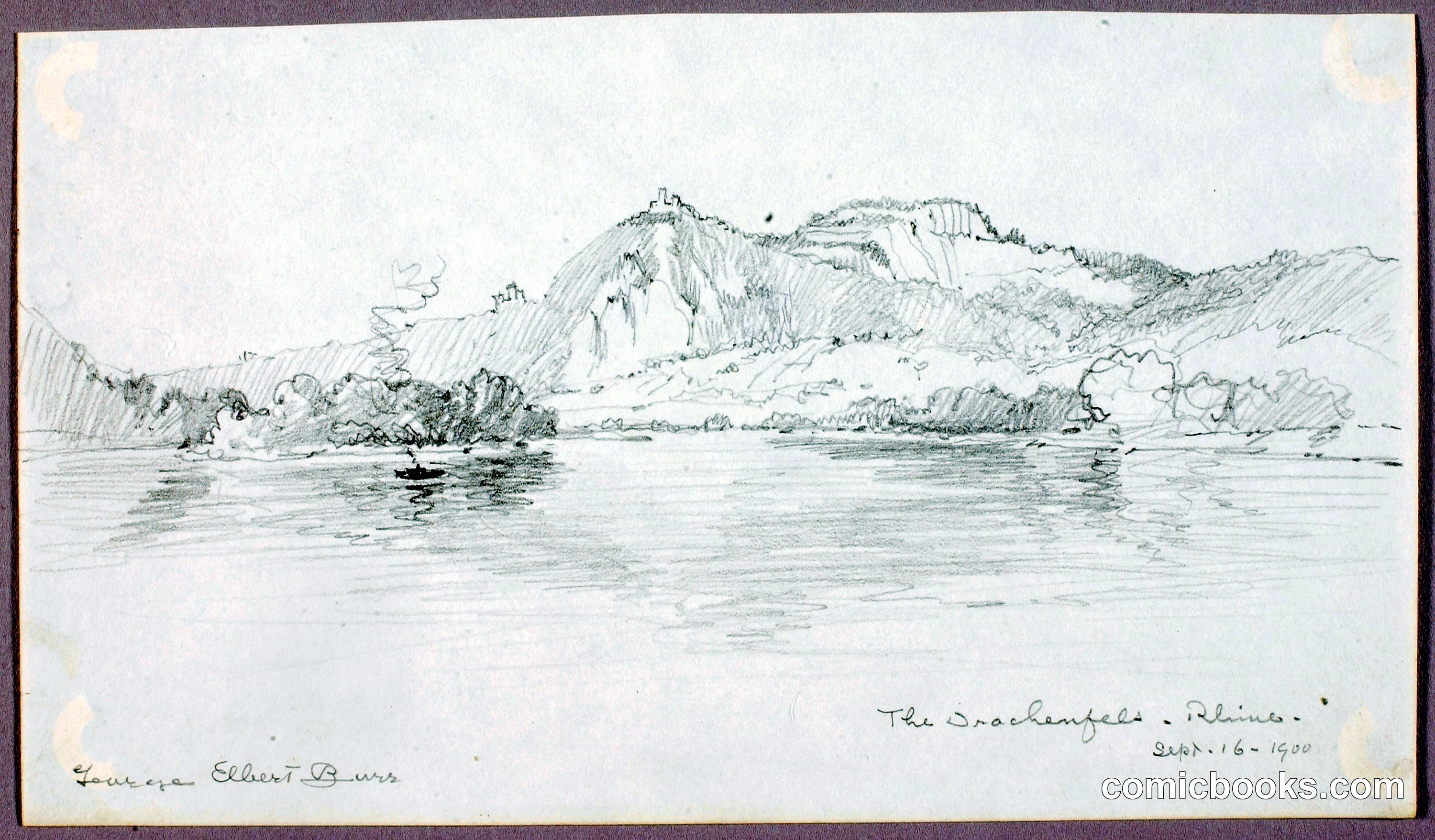 The Drachenfels, Rhine