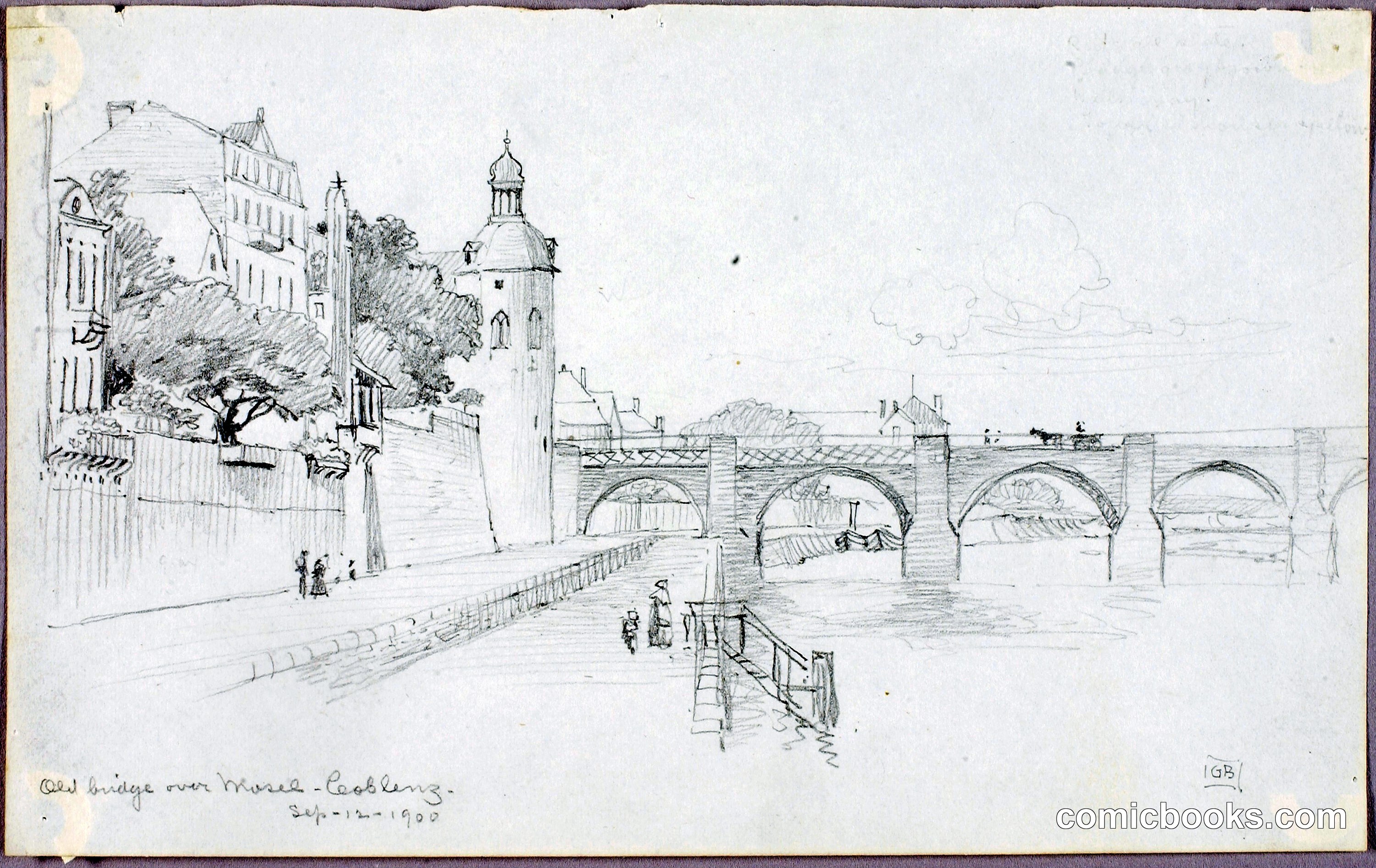 Old Bridge over Mosel, Coblenz