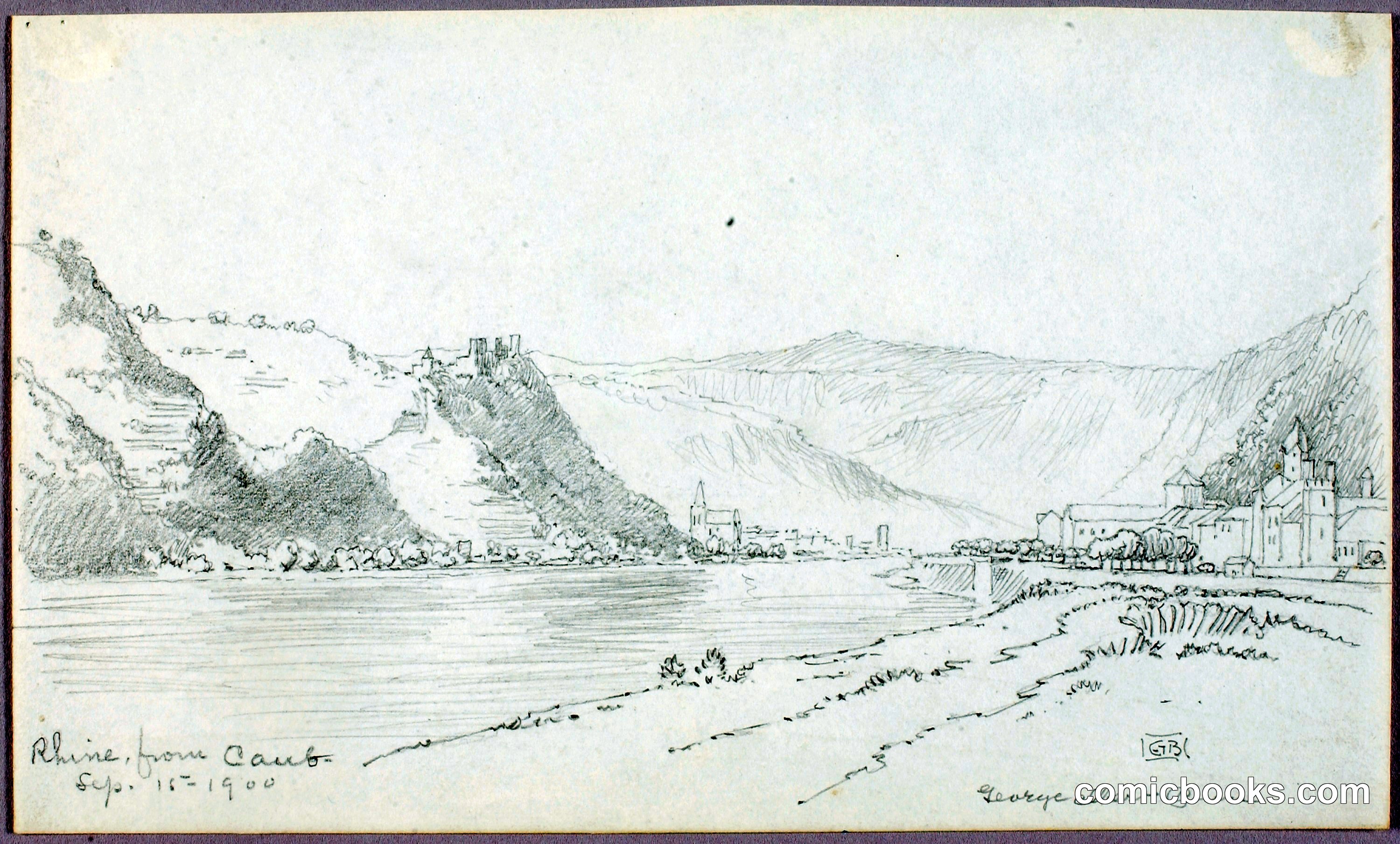 Rhine, from Caub