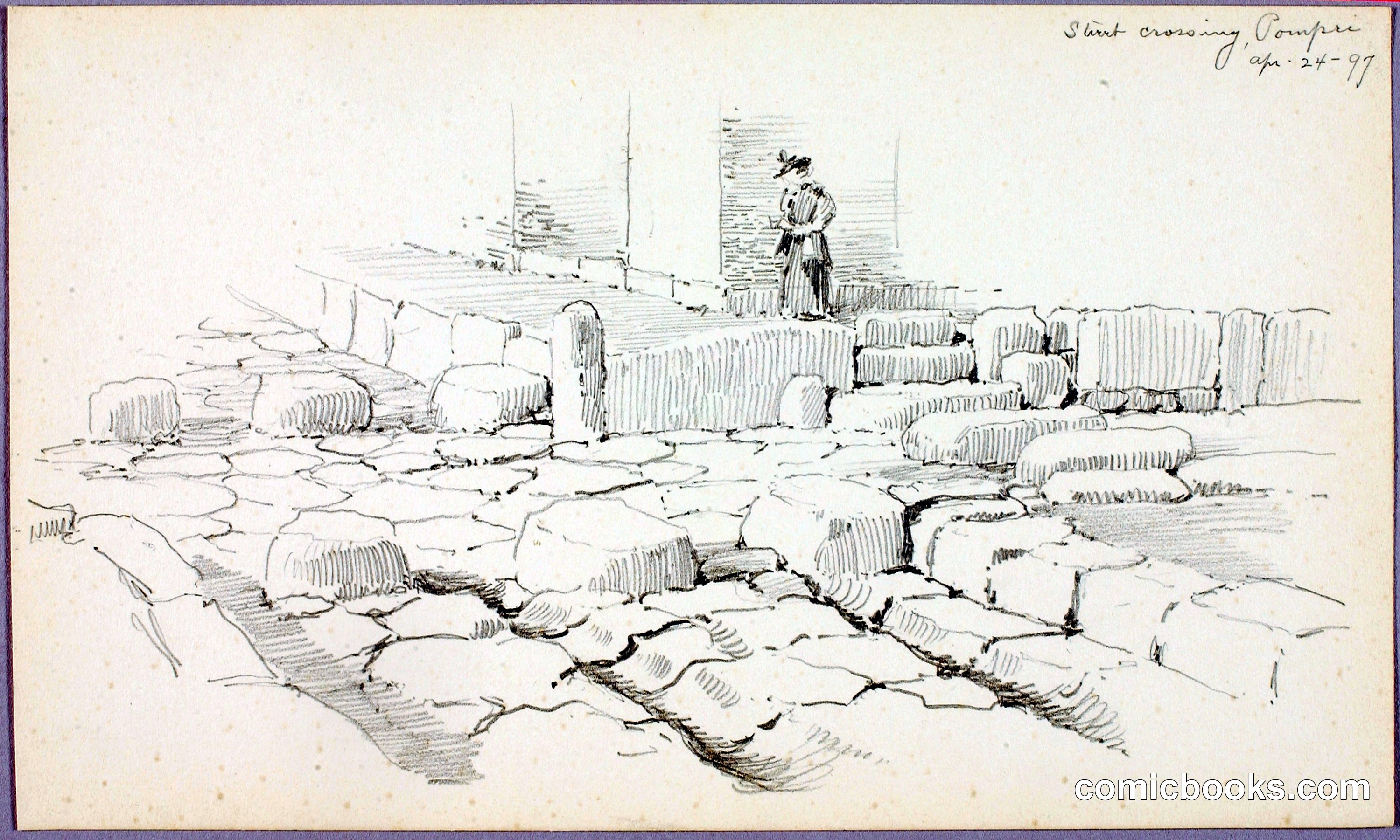 Street Crossing, Pompeii