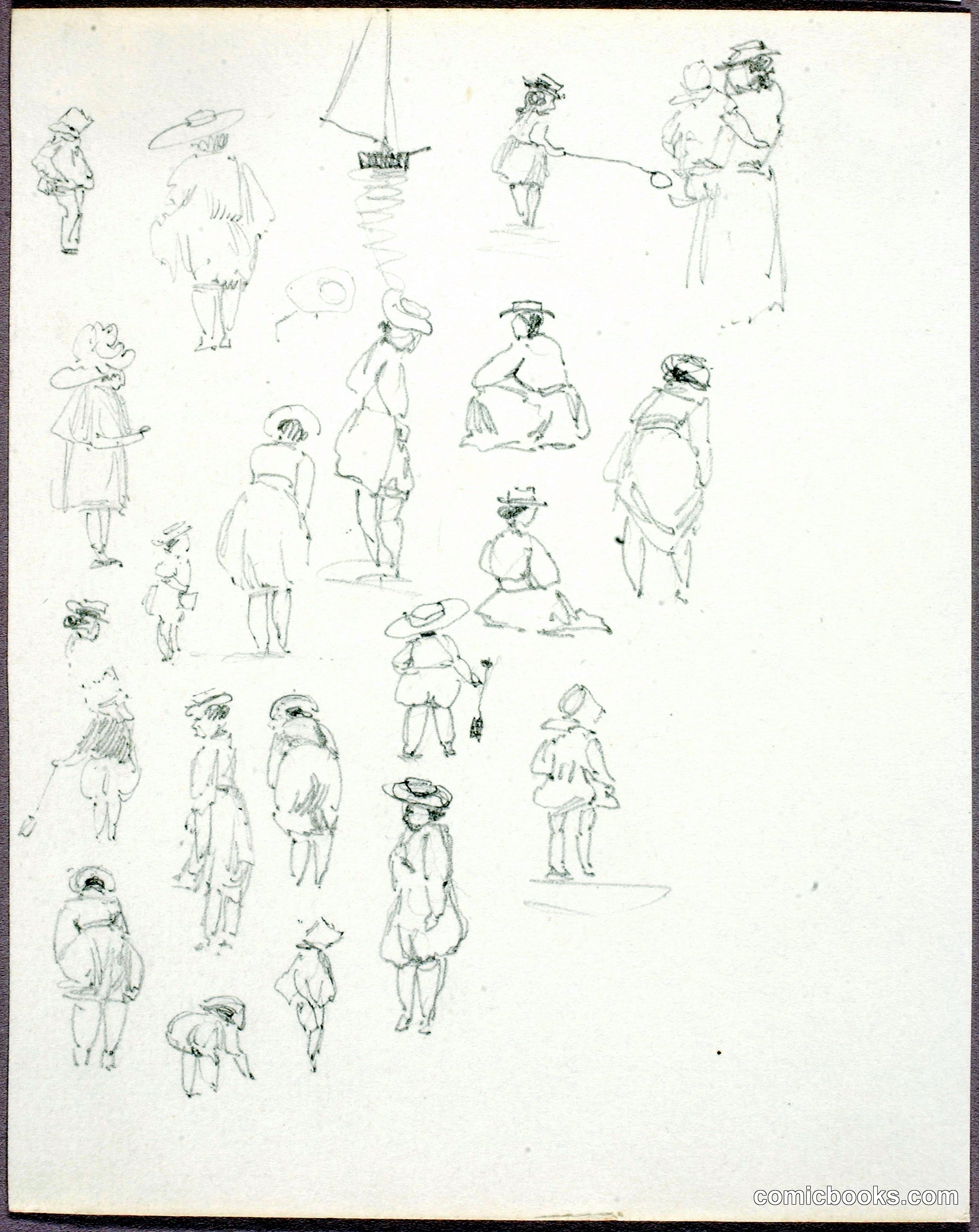 Figure Studies from Rear