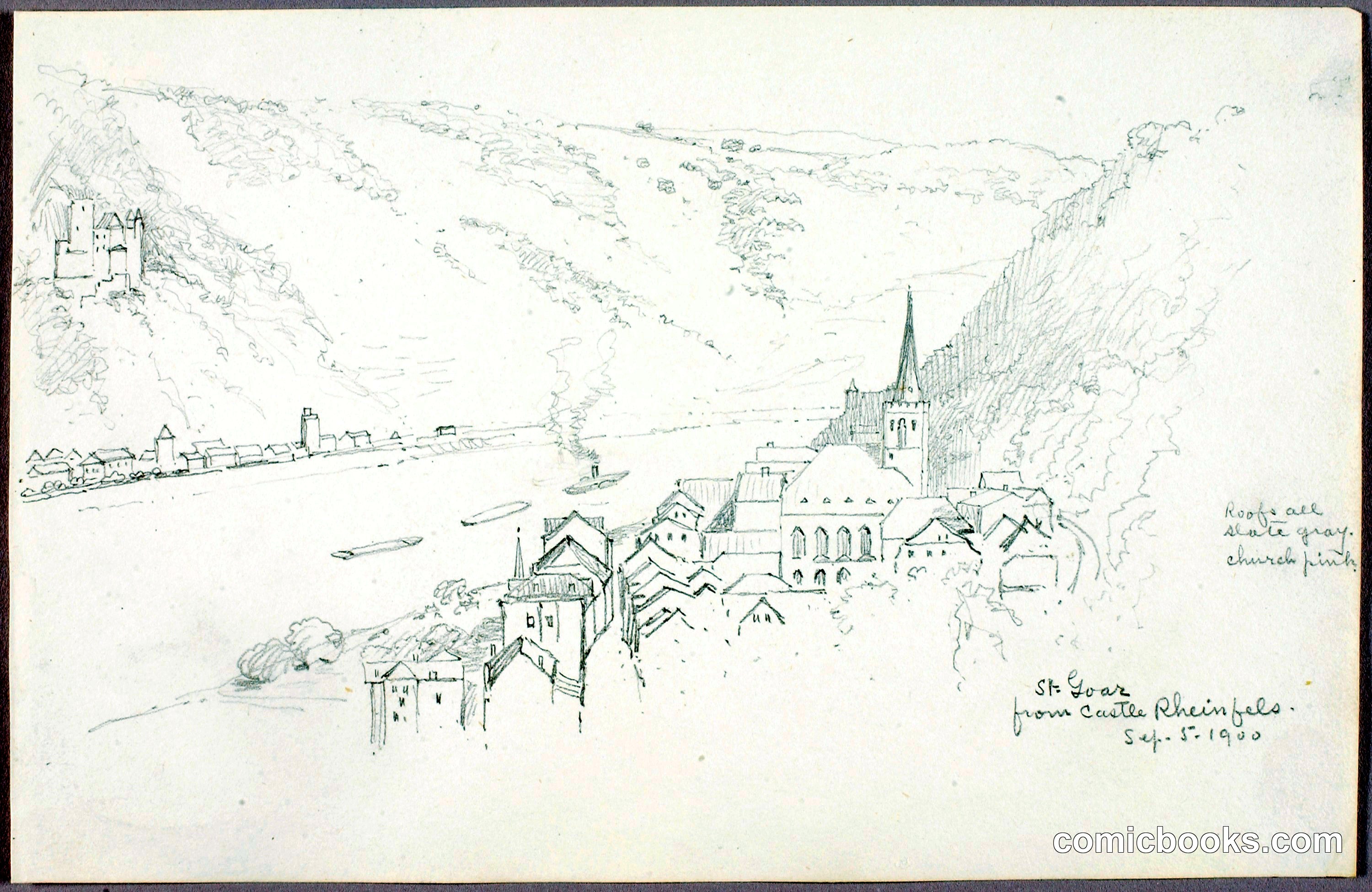 St. Goar from Castle Rheinfels