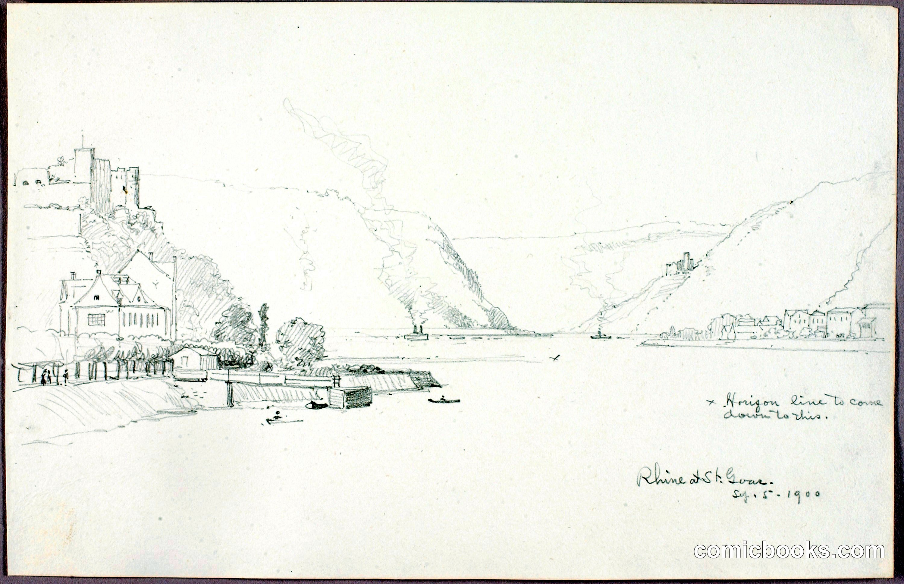 Rhine at St. Goar
