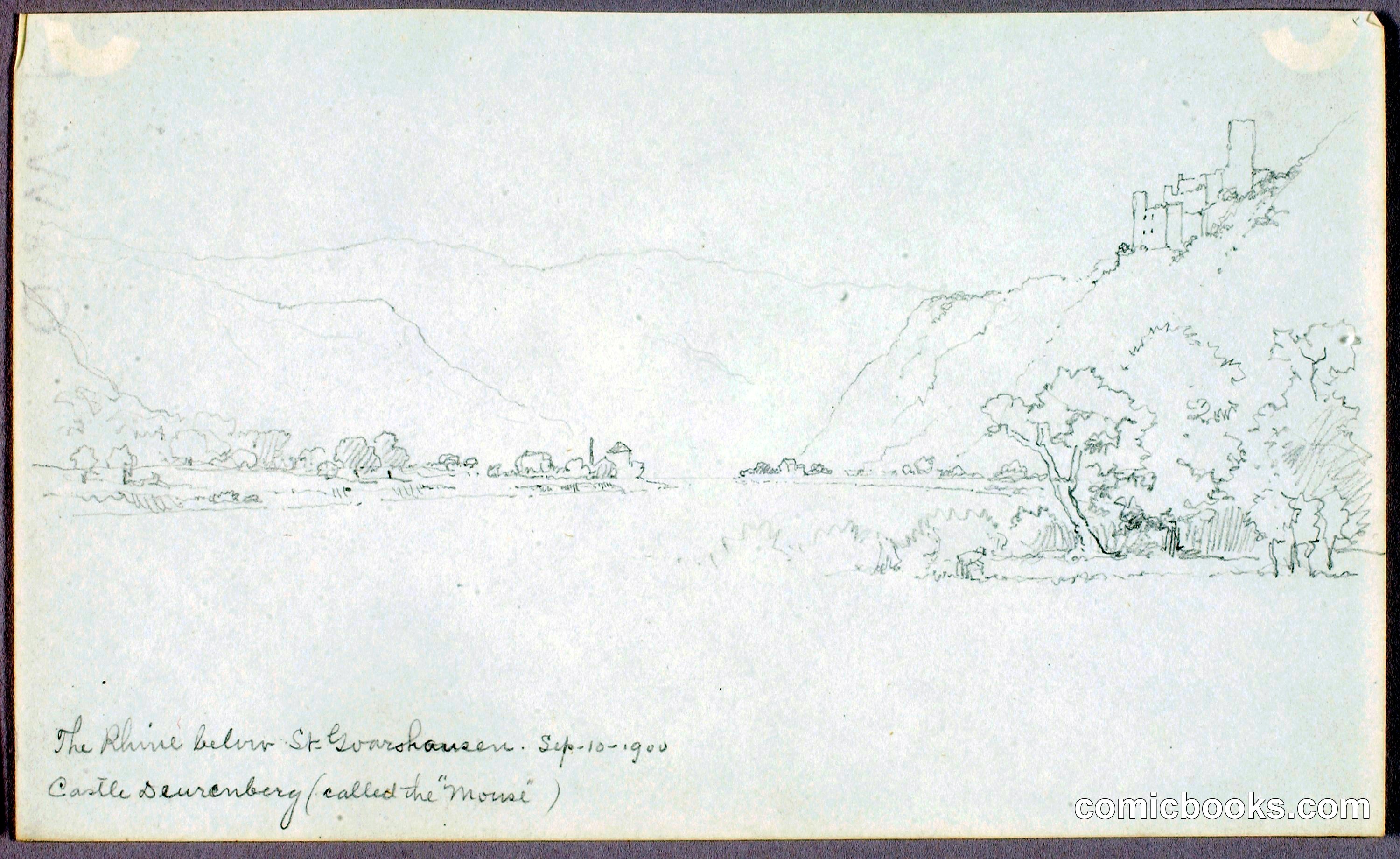 The Rhine below St. Goarshausen