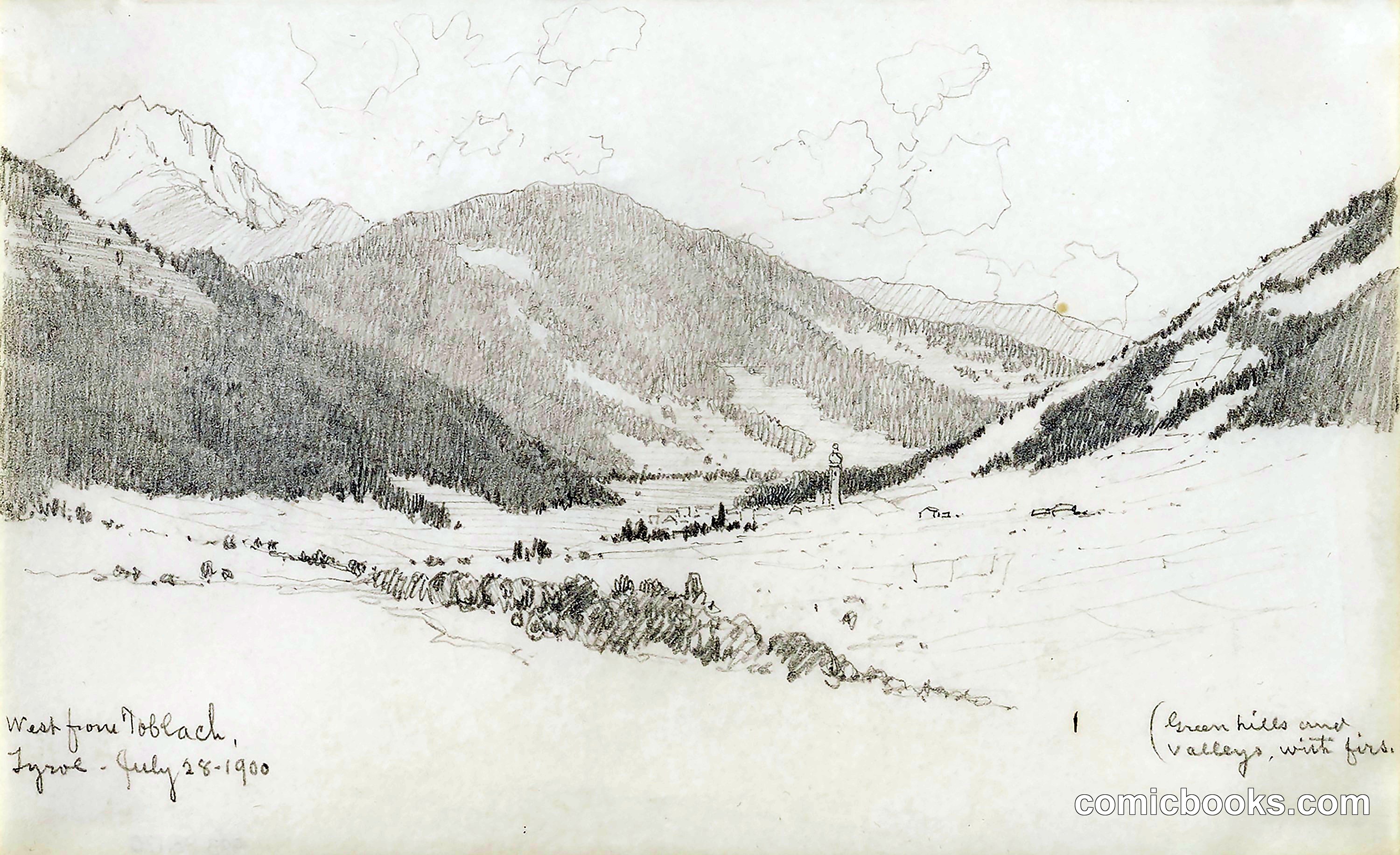West from Toblach, Tyrol