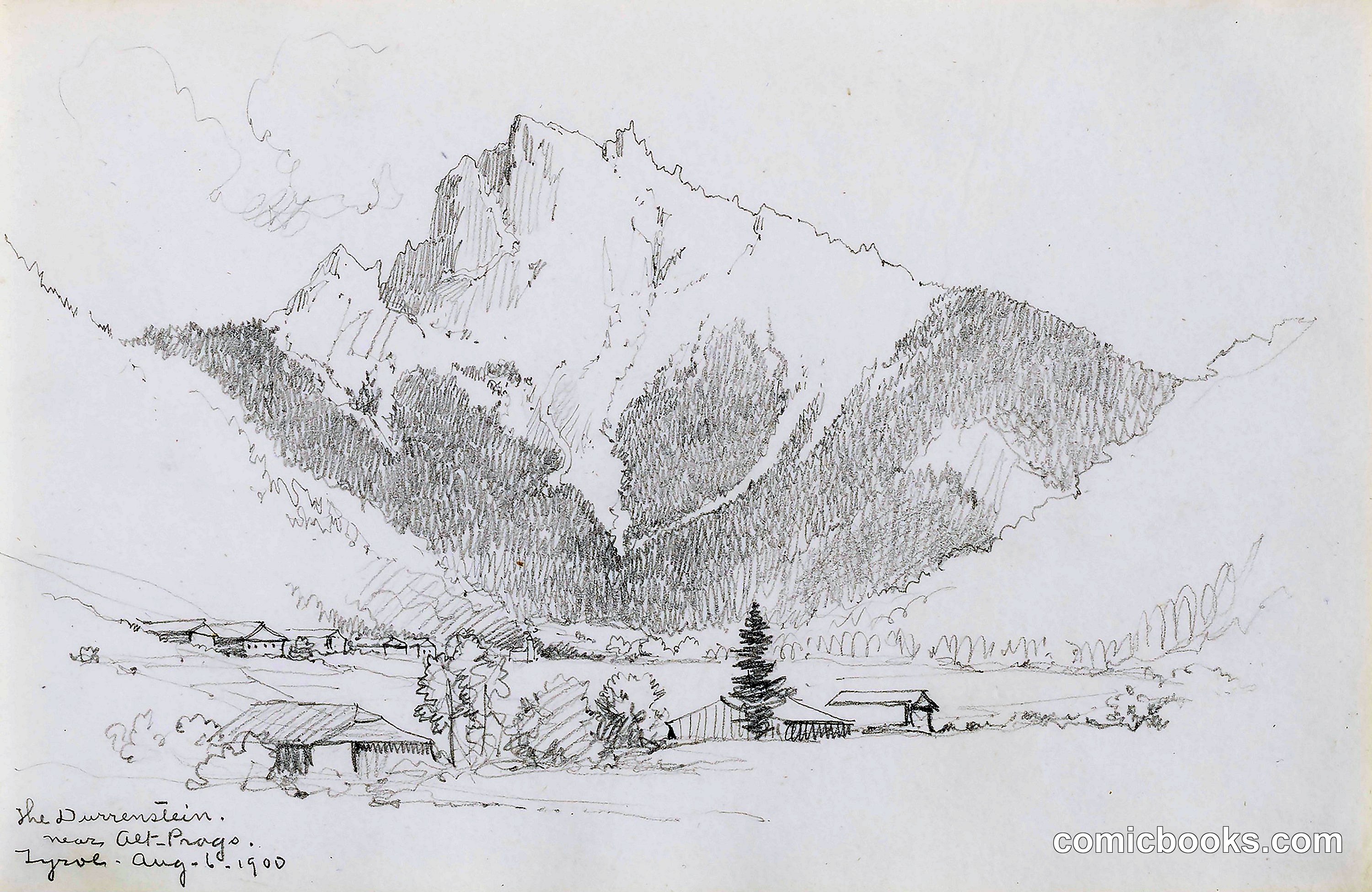 The Dürrenstein, near Alt-Prags, Tyrol