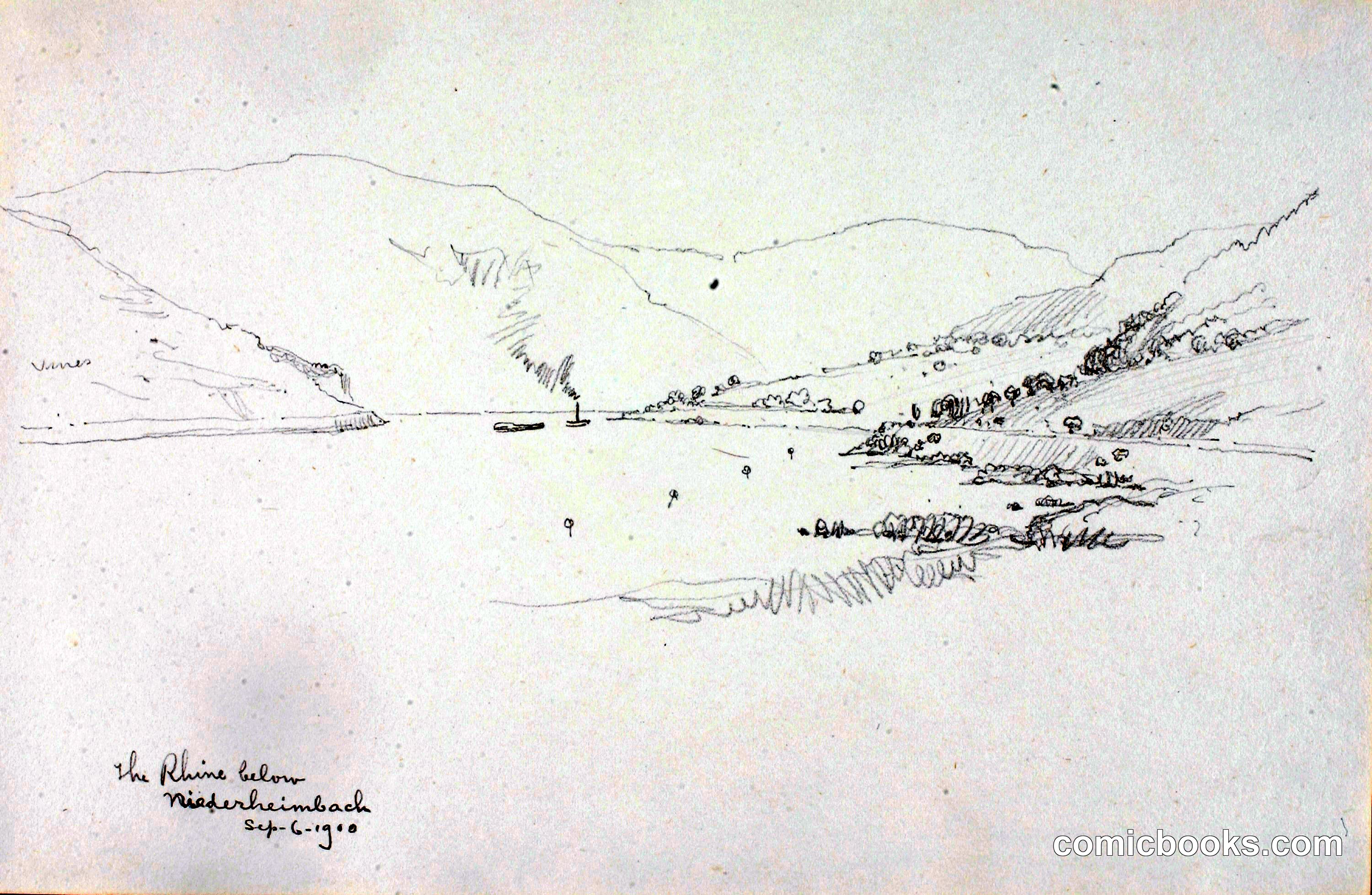 The Rhine below Niederheimbach